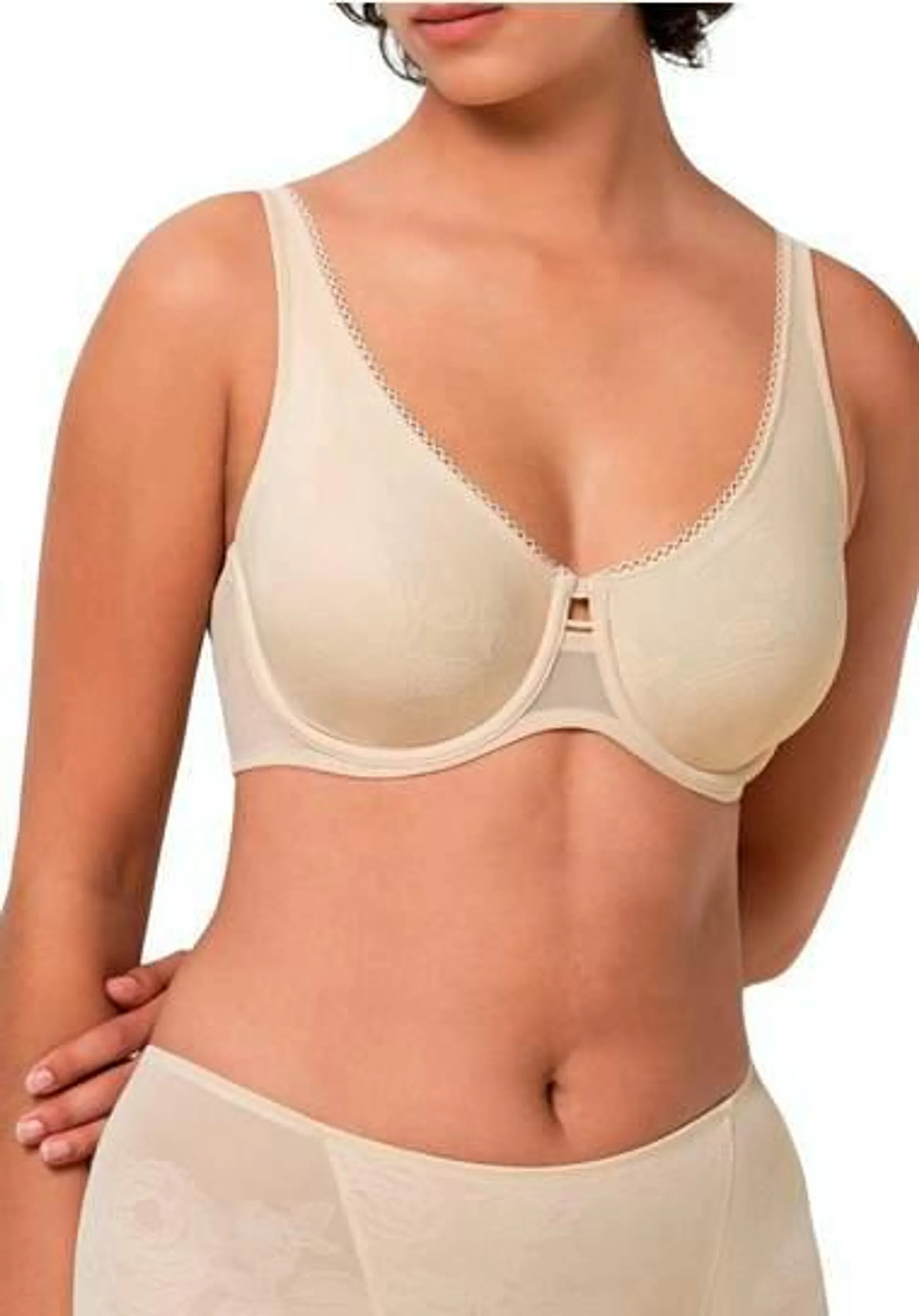 Triumph Minimizer-bh Wild Rose Sensation W01 Cup C-G, met jacquard kant, Basic Lingerie