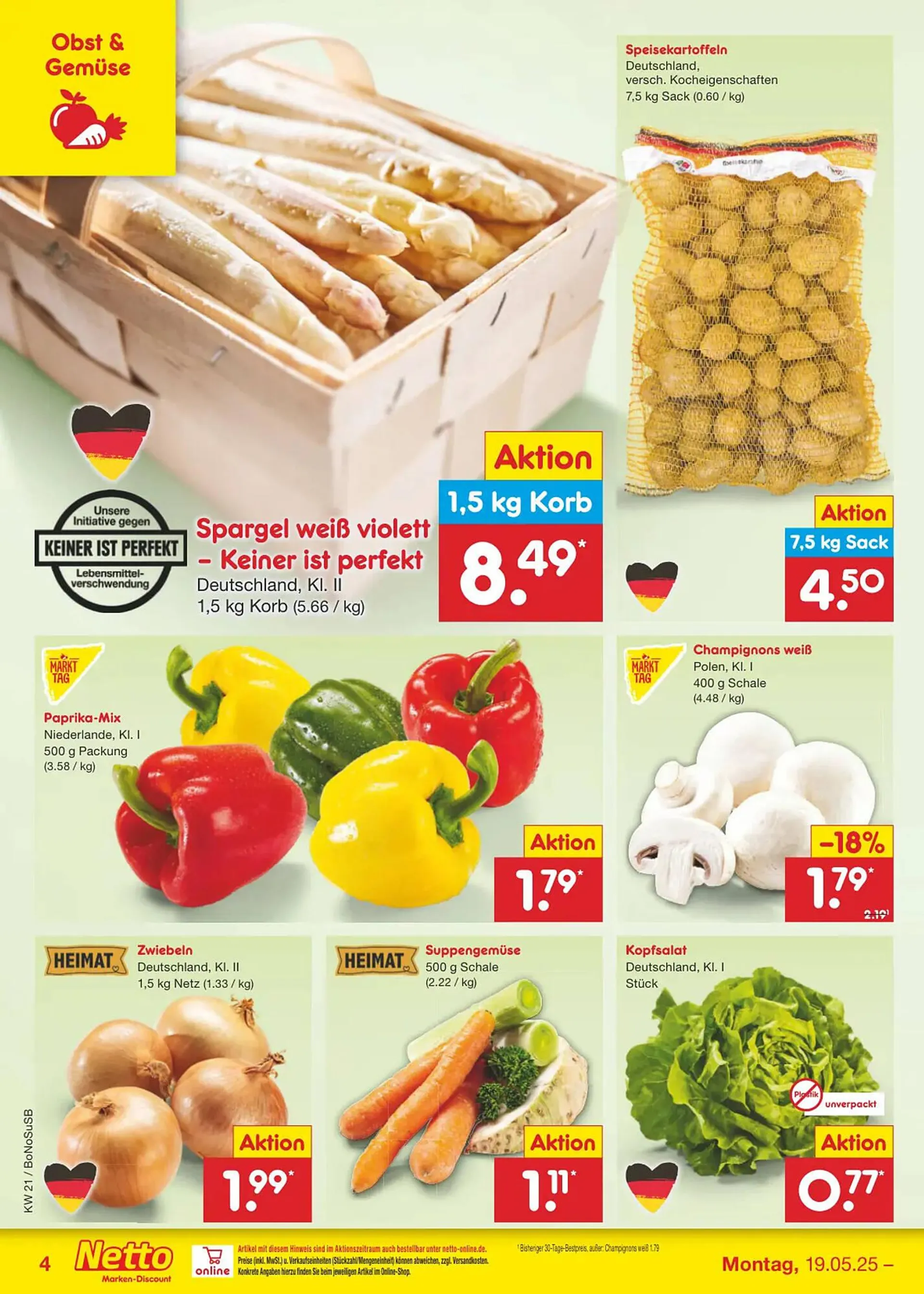 Netto Marken-Discount DE folder van 19 mei tot 24 mei 2025 - Folder pagina 4