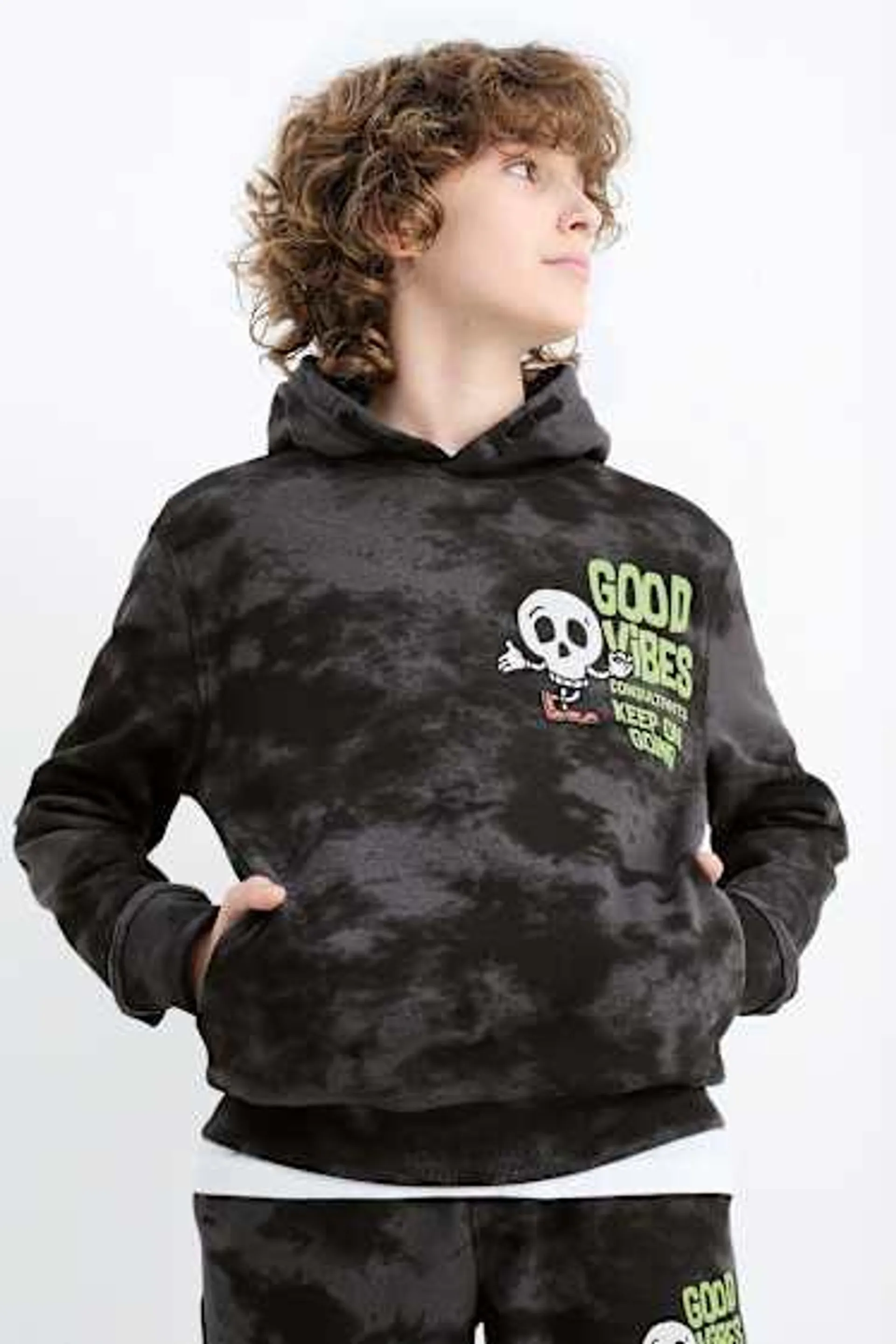 Halloween - doodshoofd - hoodie