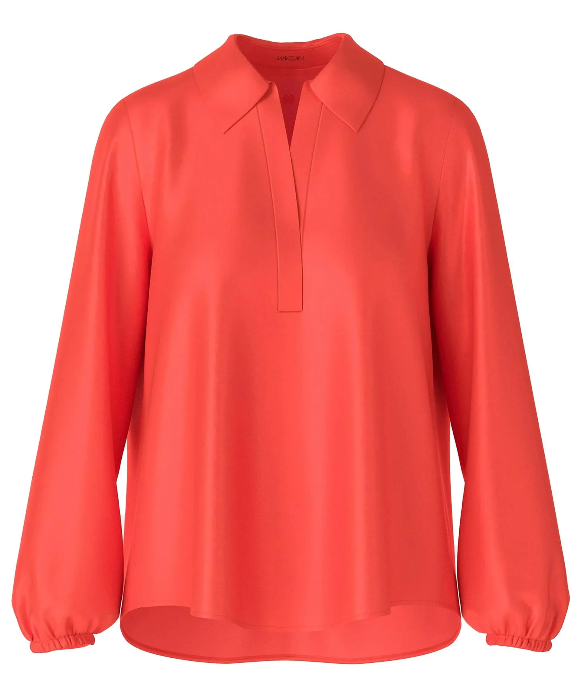 Marc Cain silky blouse polokraag