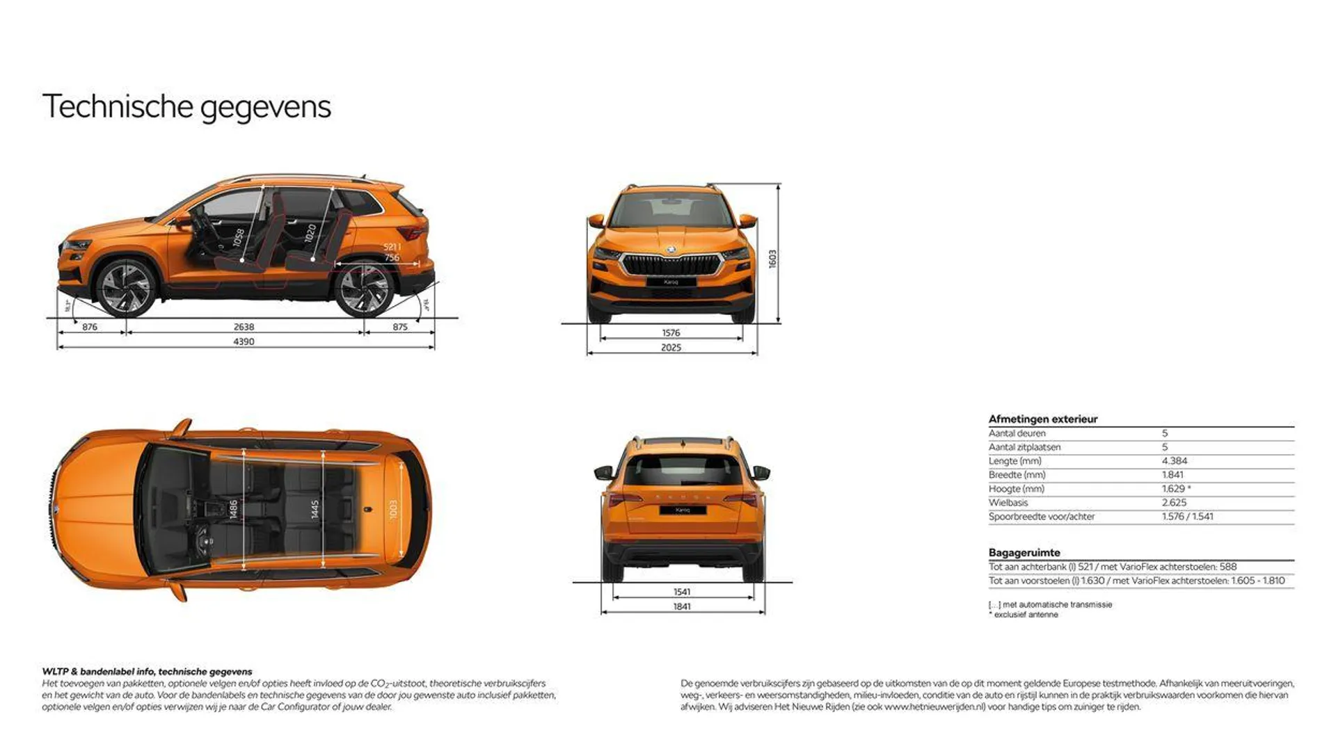 Škoda Karoq prijslijst per 15 augustus 2024 van 15 augustus tot 15 augustus 2025 - Folder pagina 18