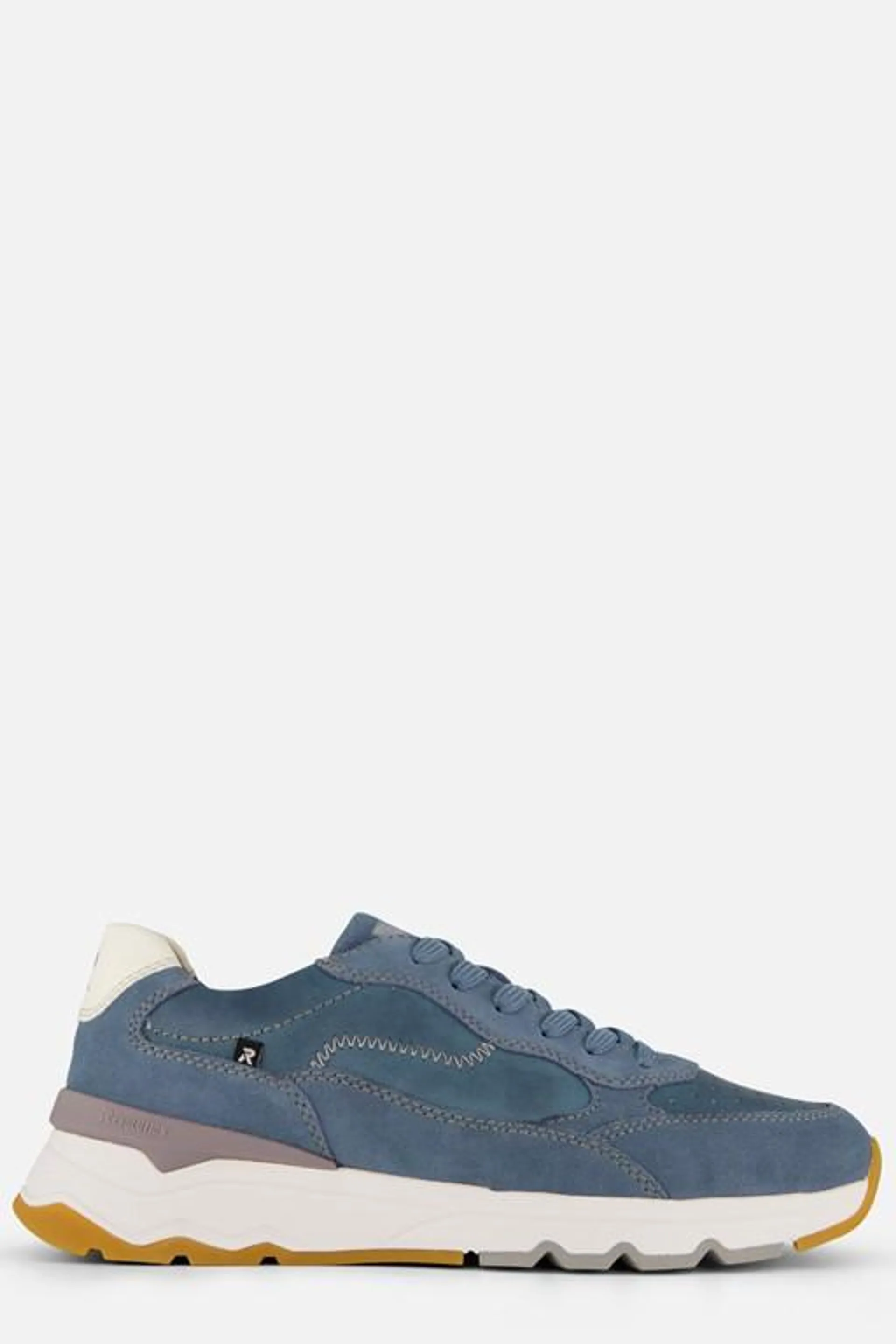 Sneakers blauw Suede