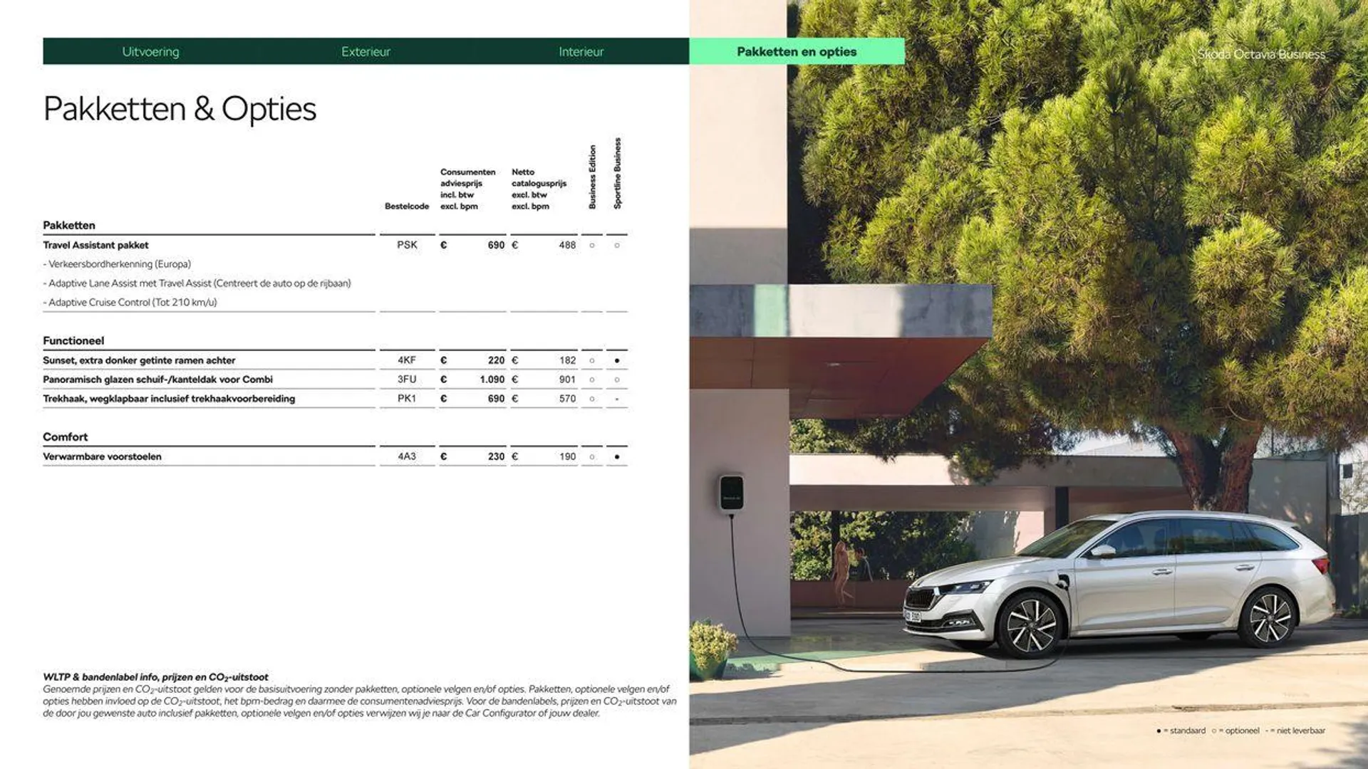 Škoda Octavia Combi prijslijst per 1 maart 2024 van 7 maart tot 7 maart 2025 - Folder pagina 12