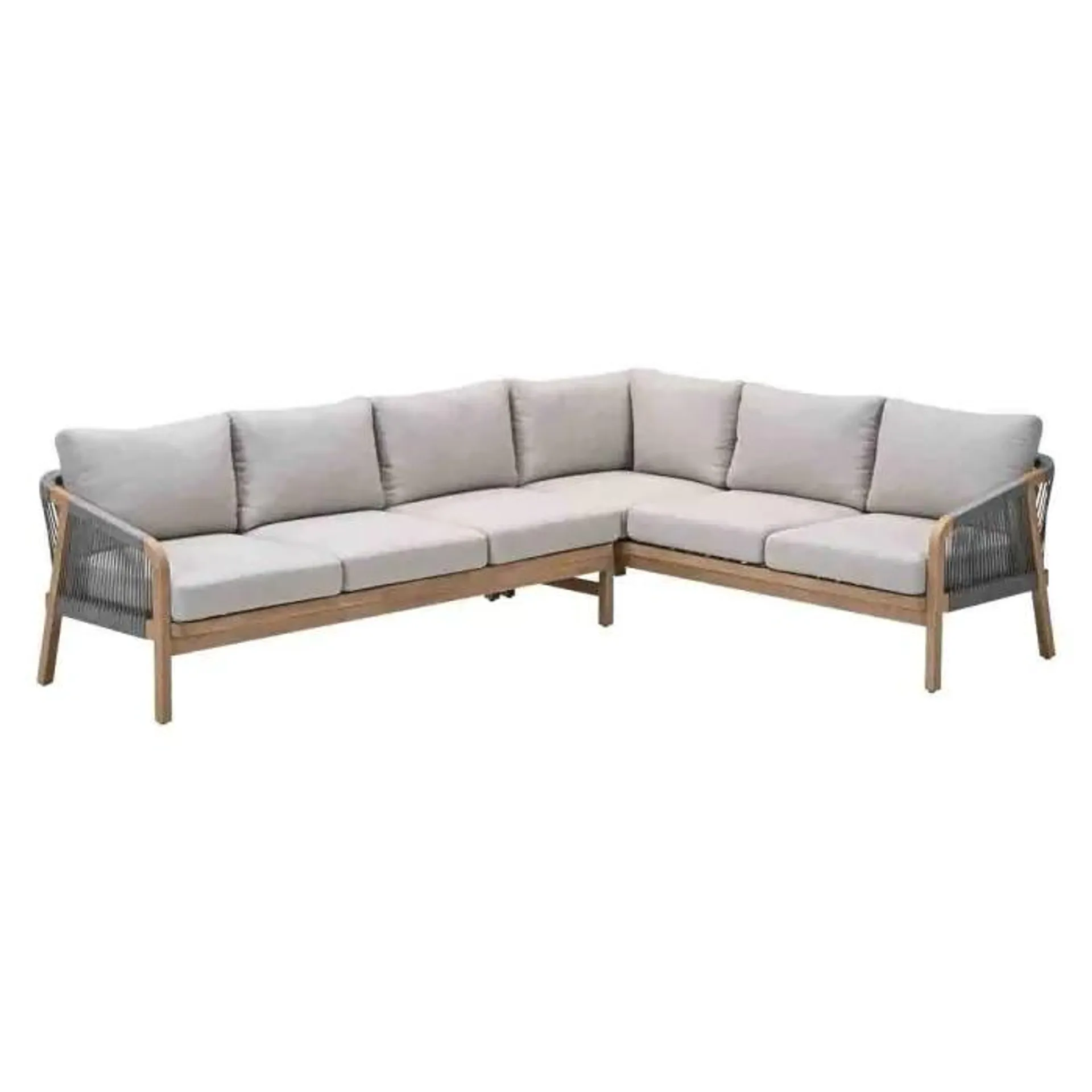 Alora lounge dining set 2-delig rechts - grey sand