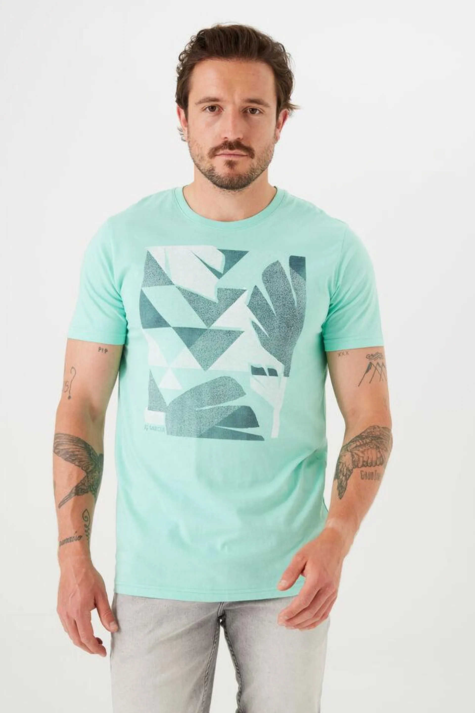 garcia t-shirt mintgroen