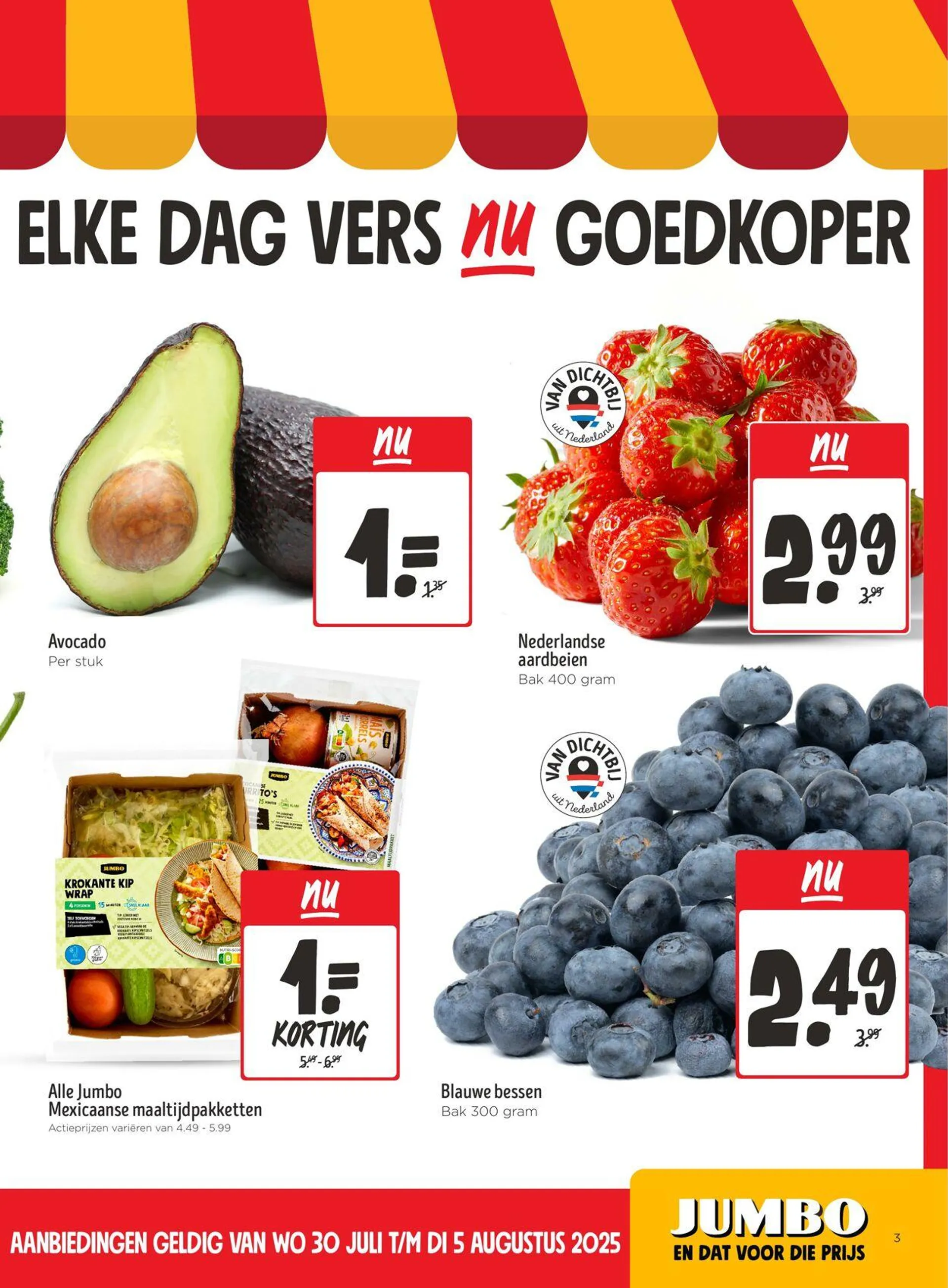 Jumbo Actuele folder van 30 juli tot 5 augustus 2025 - Folder pagina 3