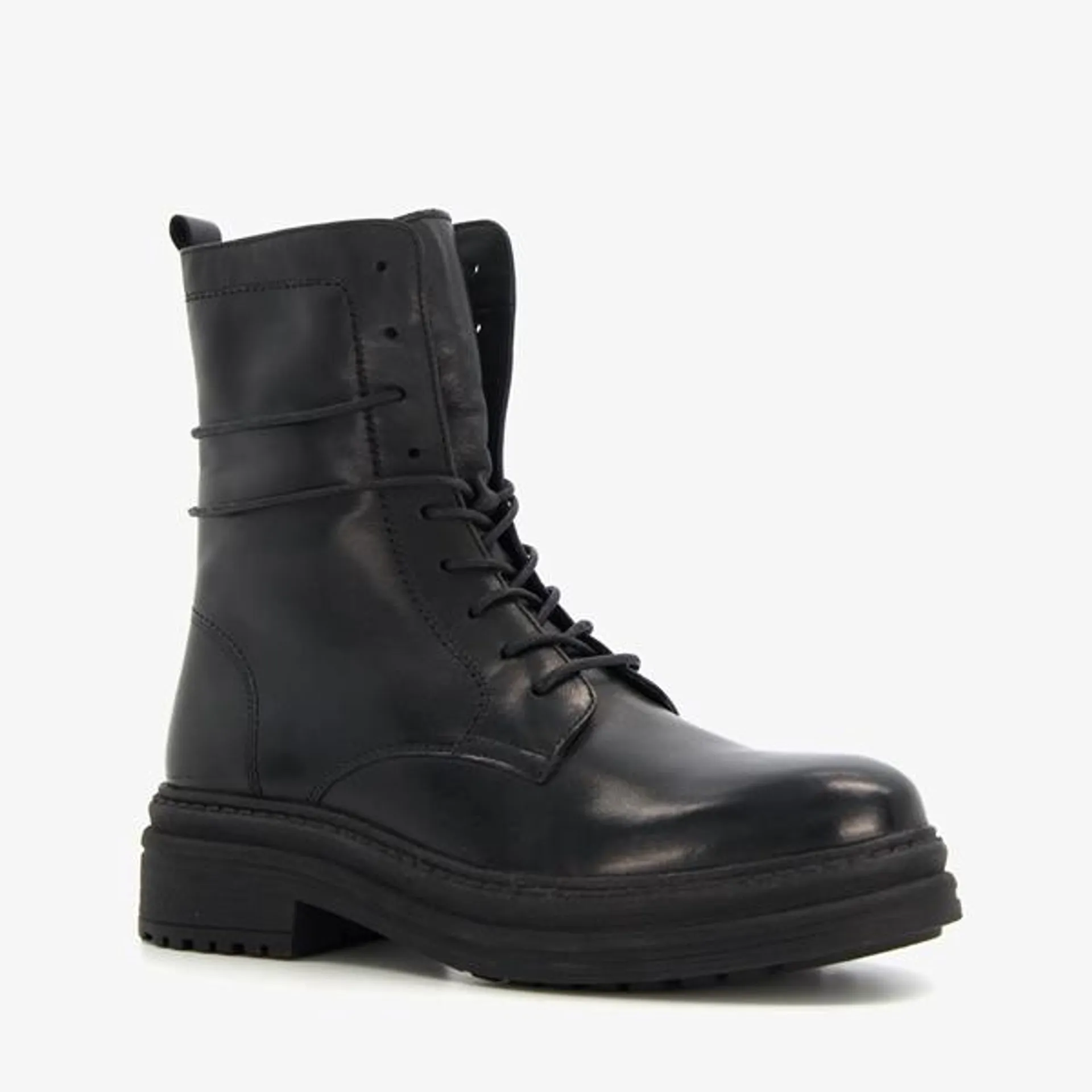 Harper leren dames boots zwart