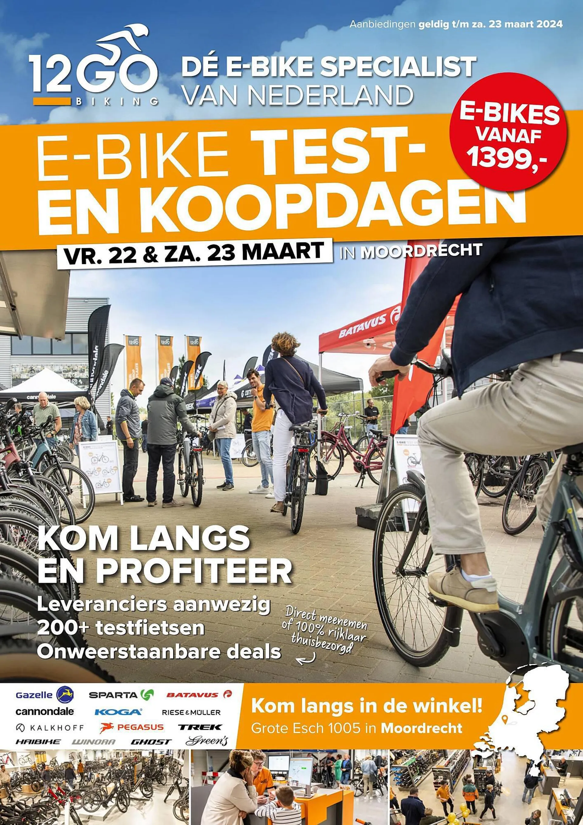 12GO Biking folder van 7 maart tot 23 maart 2024 - Folder pagina 1