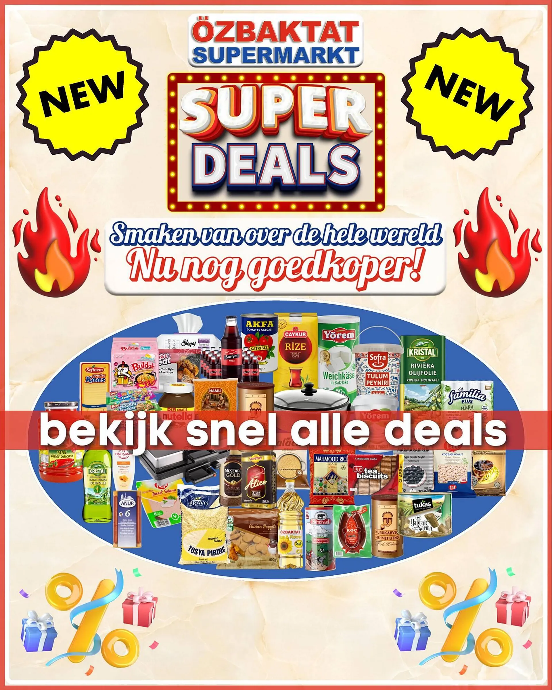Özbaktat Supermarkt folder - 1