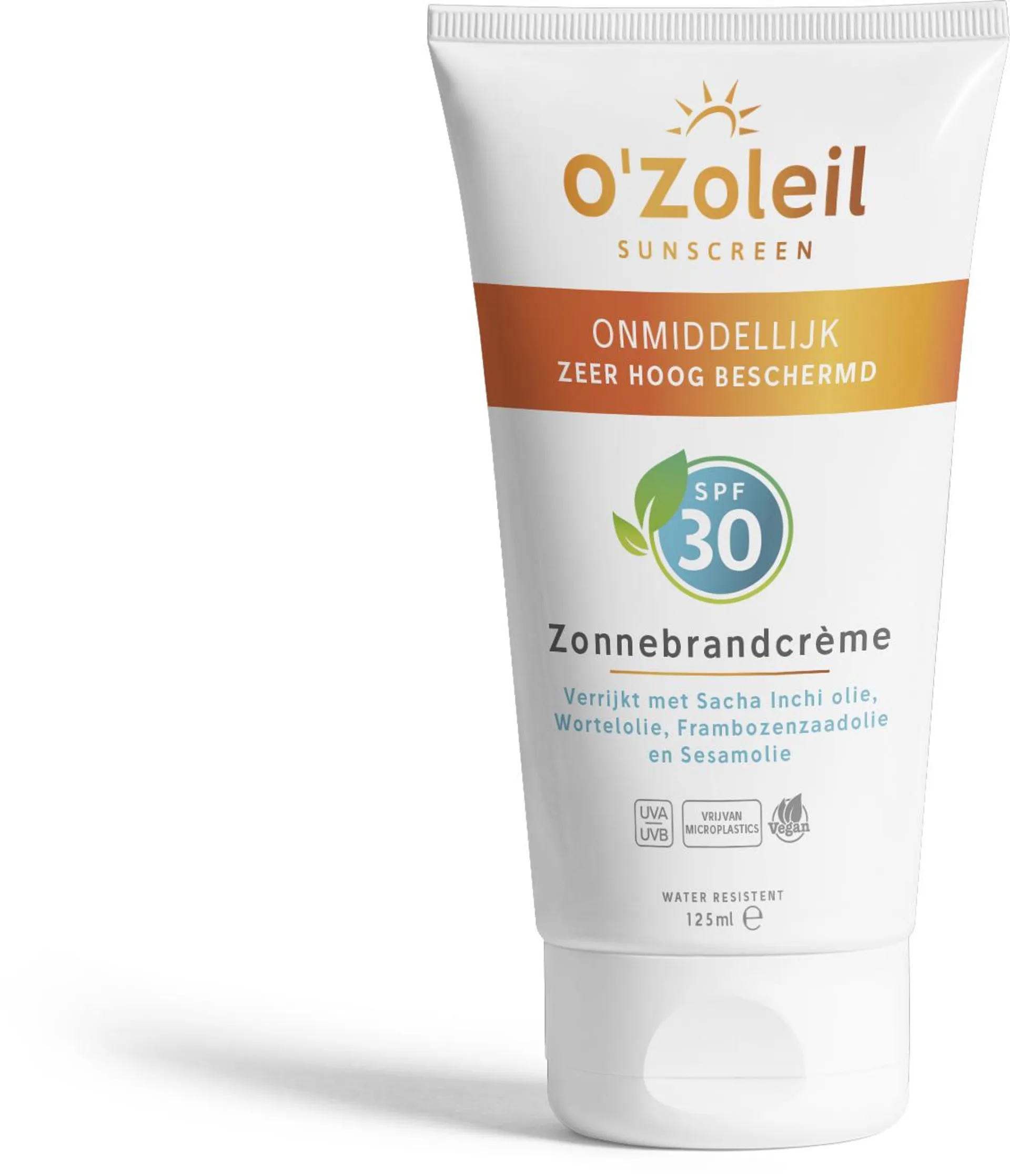 O'Zoleil Zonnecreme Body SPF 30 Waterproof 125ml