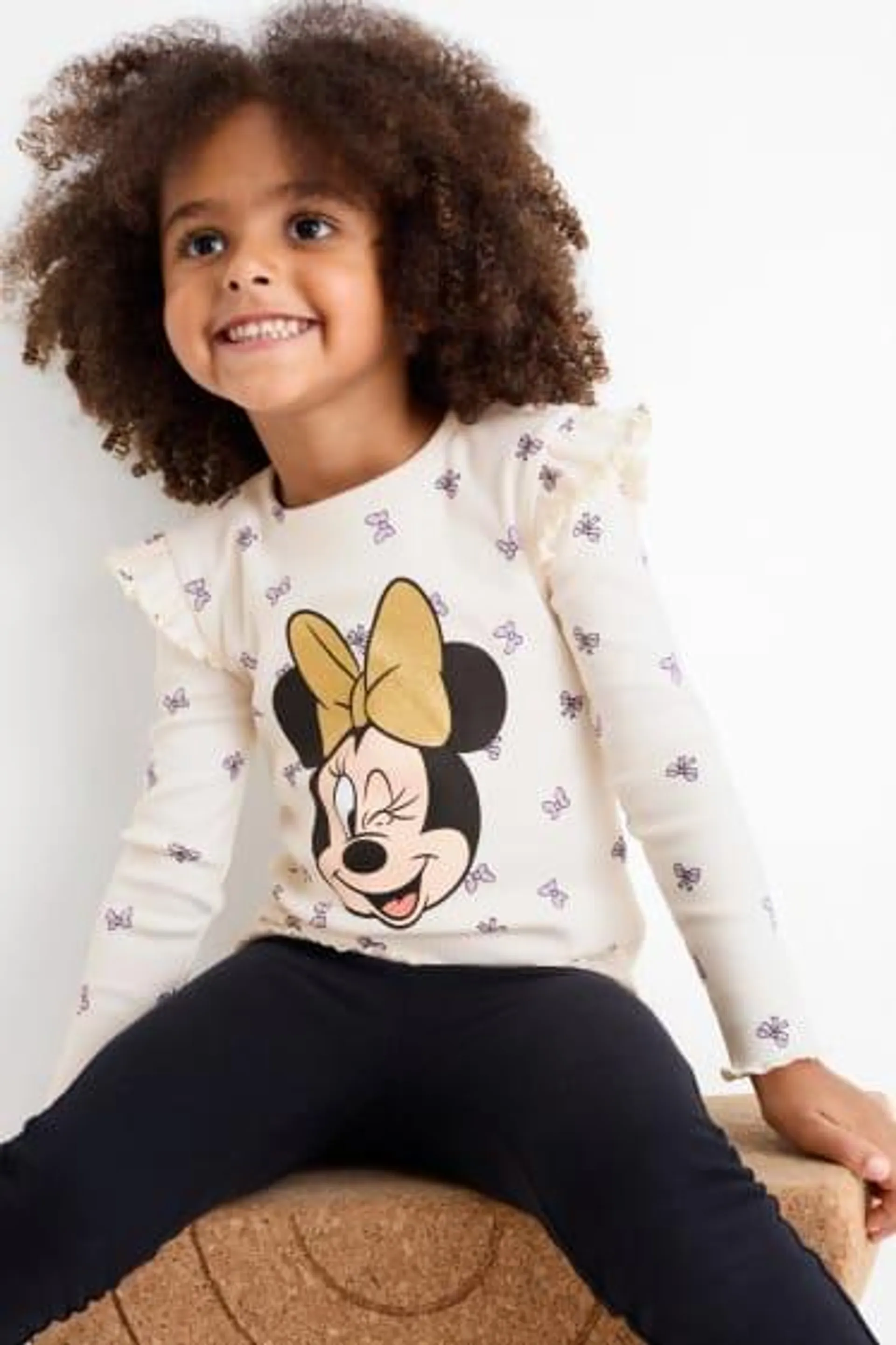 Minnie Mouse - longsleeve - met patroon