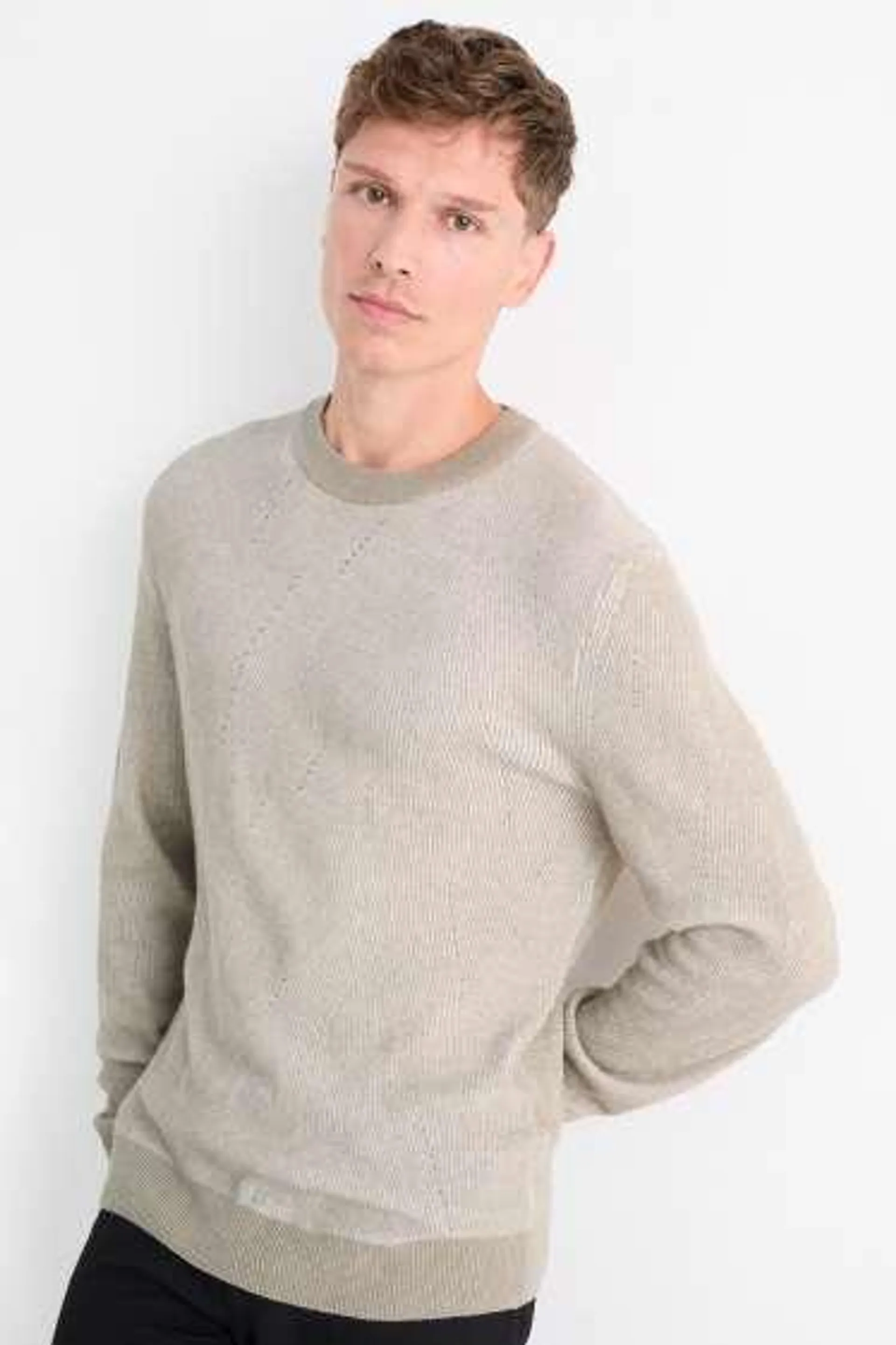 Cashmere blend jumper