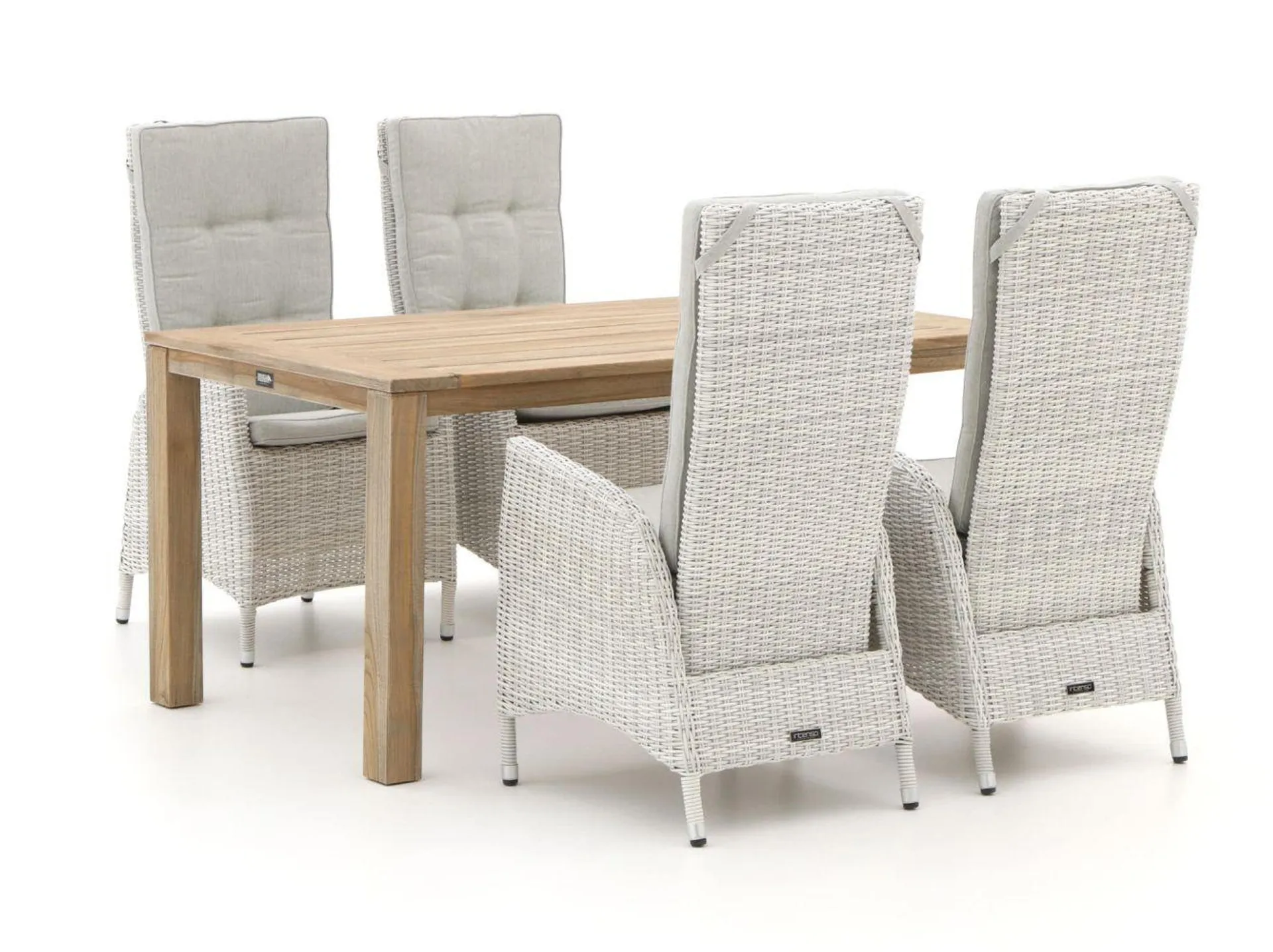 Intenso Fabrizi/ROUGH-S 160cm dining tuinset 5-delig verstelbaar