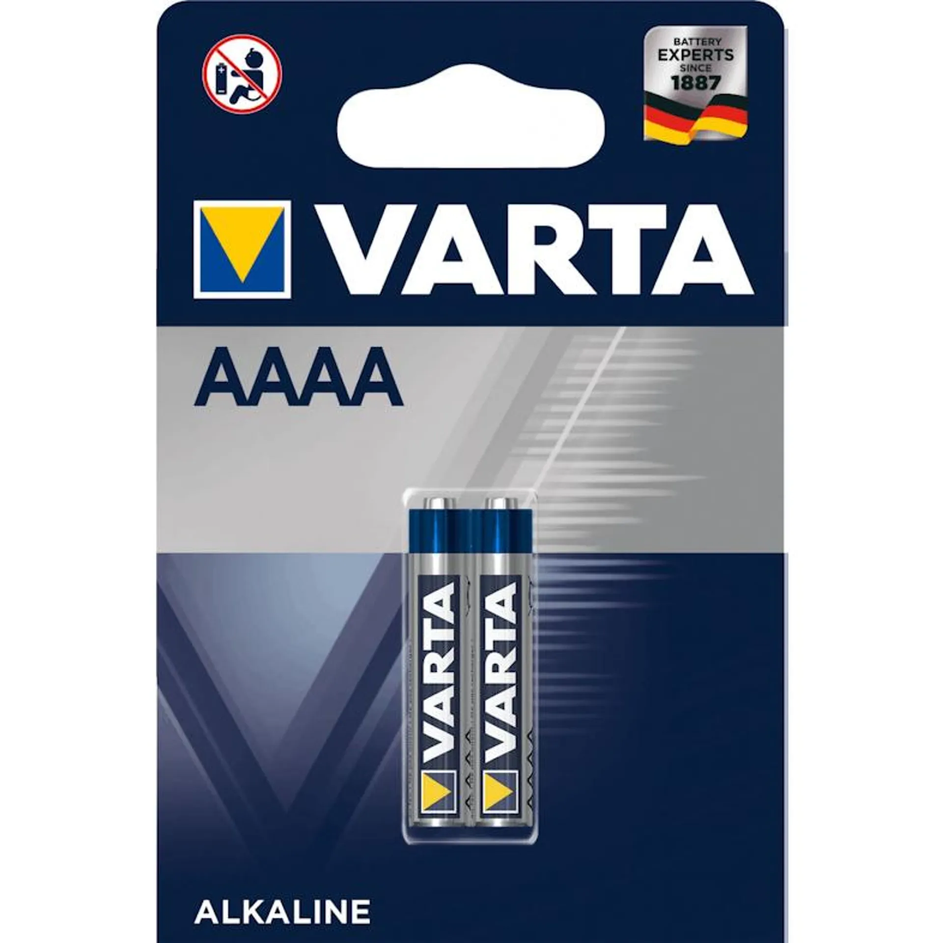 Varta aaaa blisterverpakking 2 stuks alkaline, 1,5 v,,