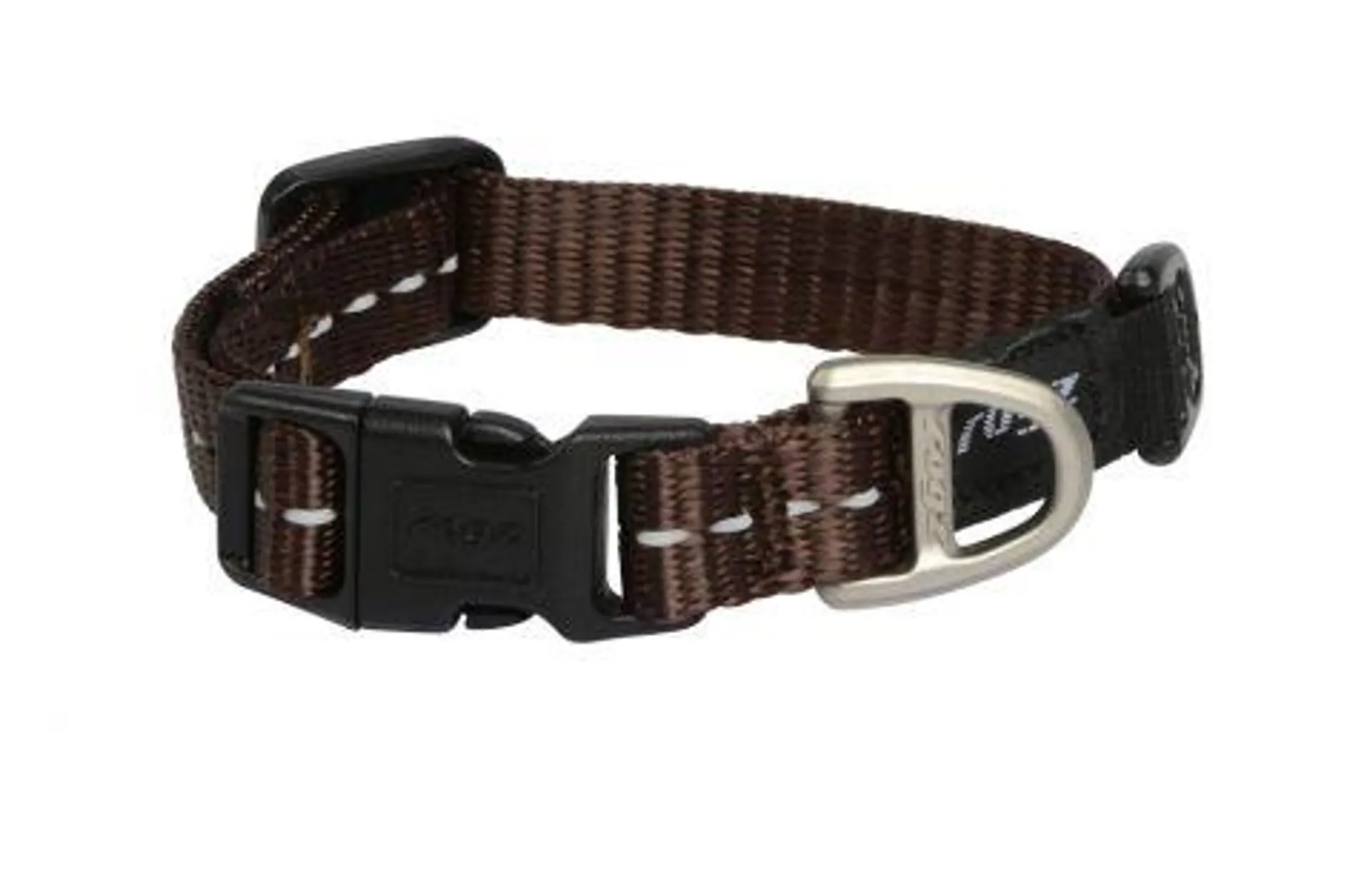 Rogz Utility - Halsband Hond - Bruin - Nylon - Extra small