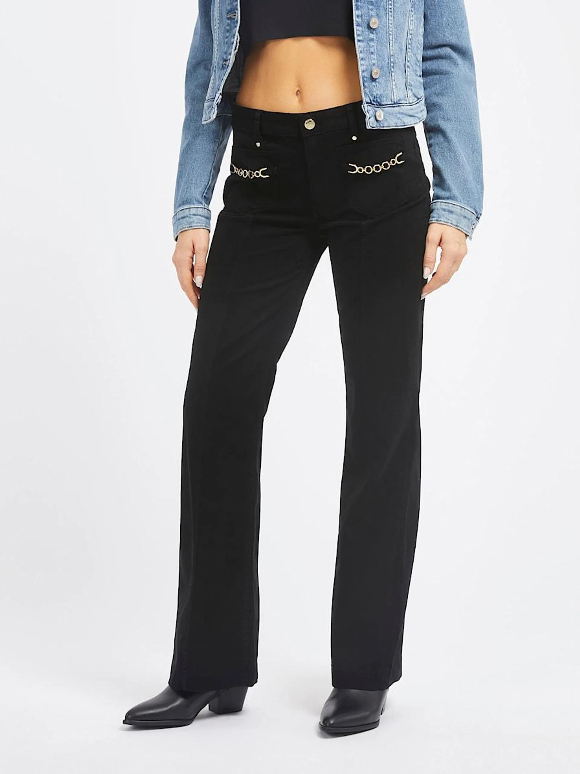 Bootcut broek normale taille
