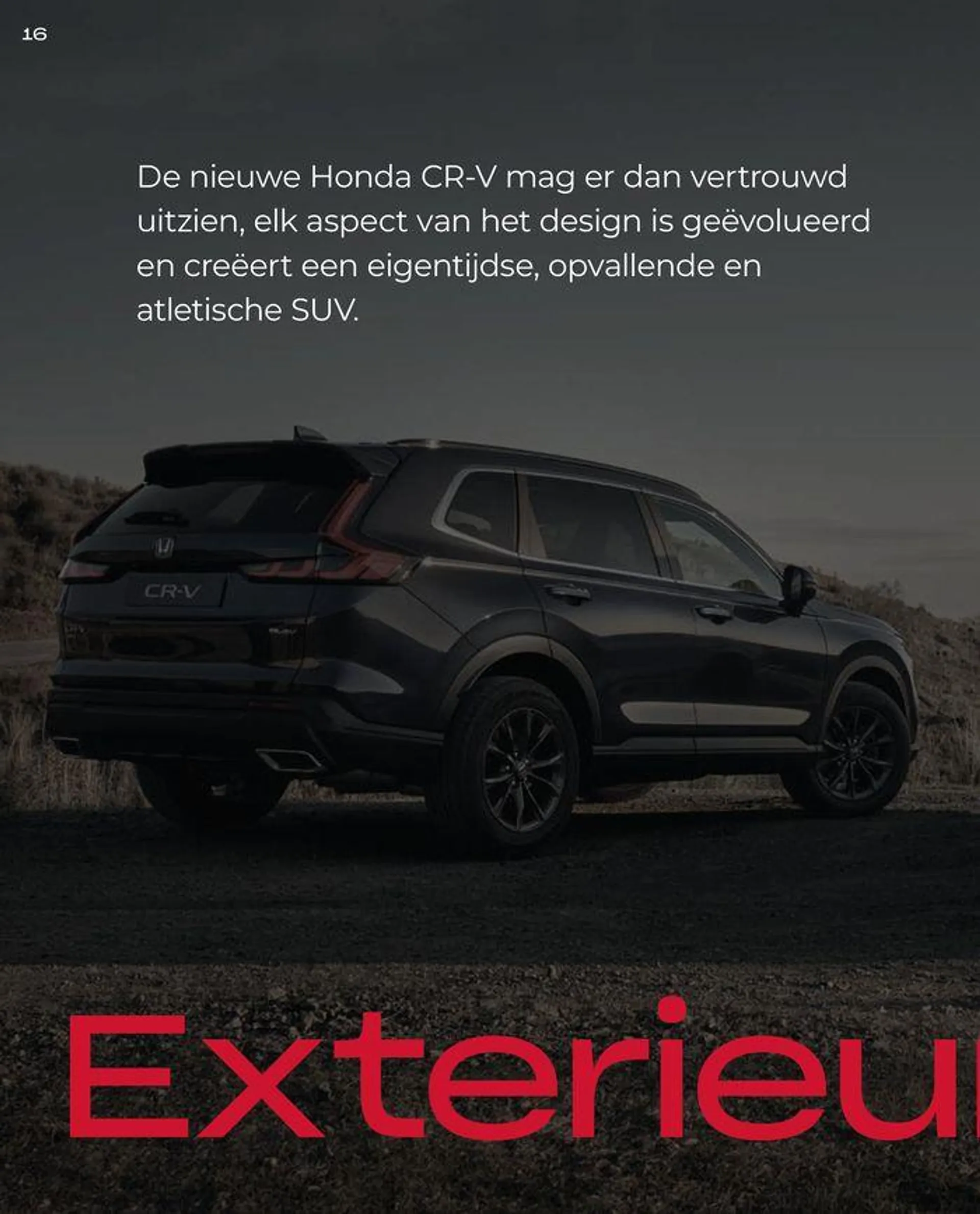 Honda CR-V e:HEV &amp; e:PHEV — Brochure van 28 juni tot 12 juli 2024 - Folder pagina 16