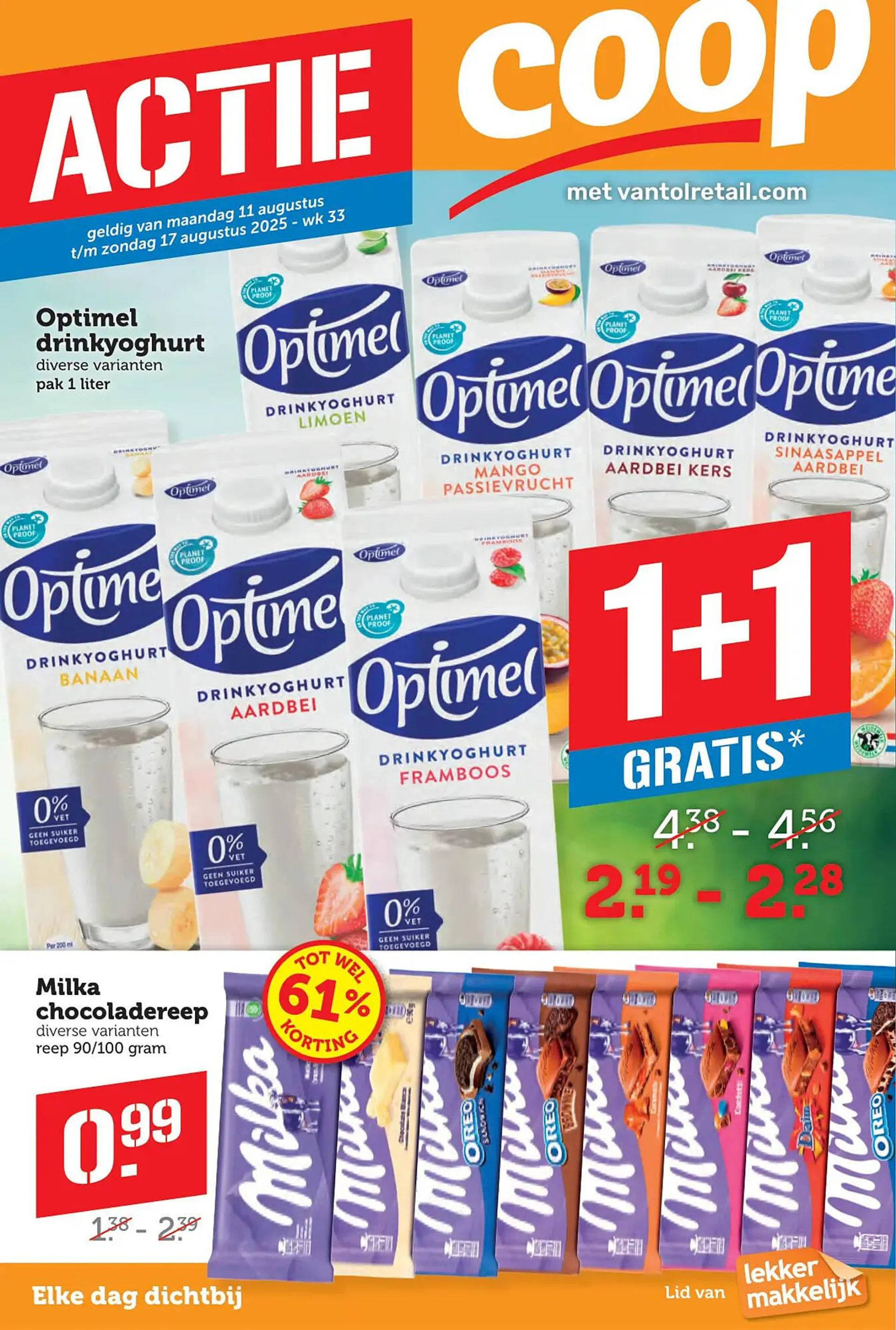 Coop folder van 11 augustus tot 17 augustus 2025 - Folder pagina 1
