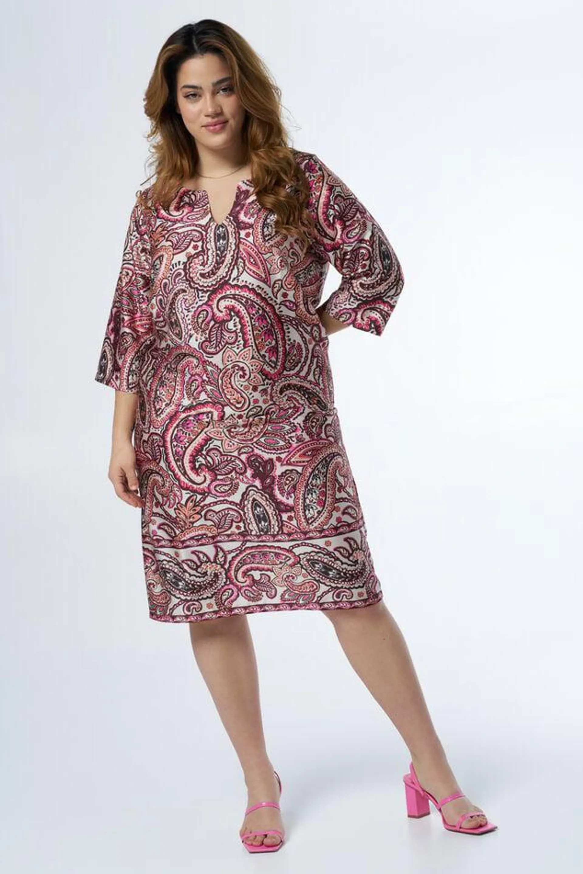 Jurk met paisley print