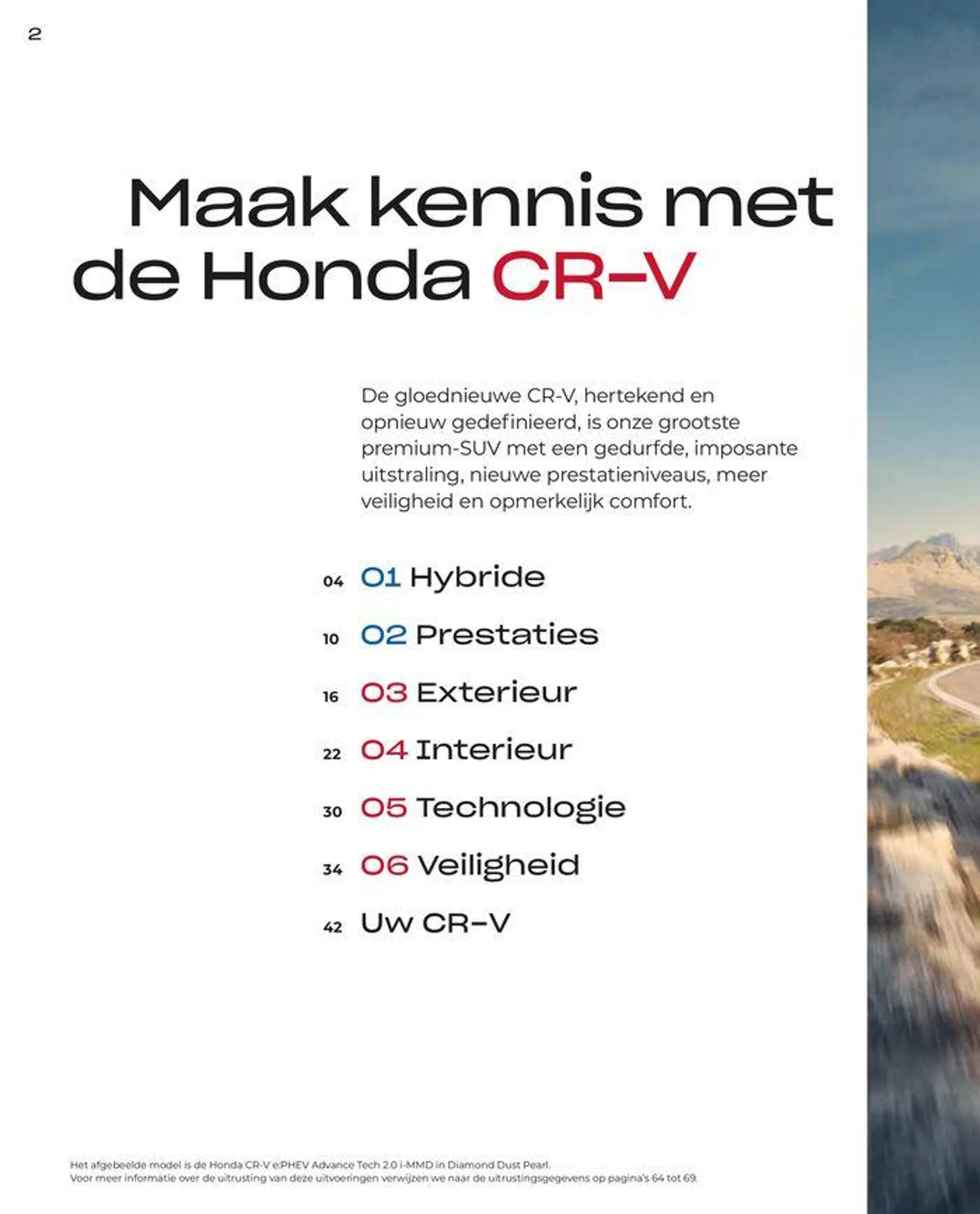 Honda CR-V e:HEV &amp; e:PHEV — Brochure van 28 juni tot 12 juli 2024 - Folder pagina 2