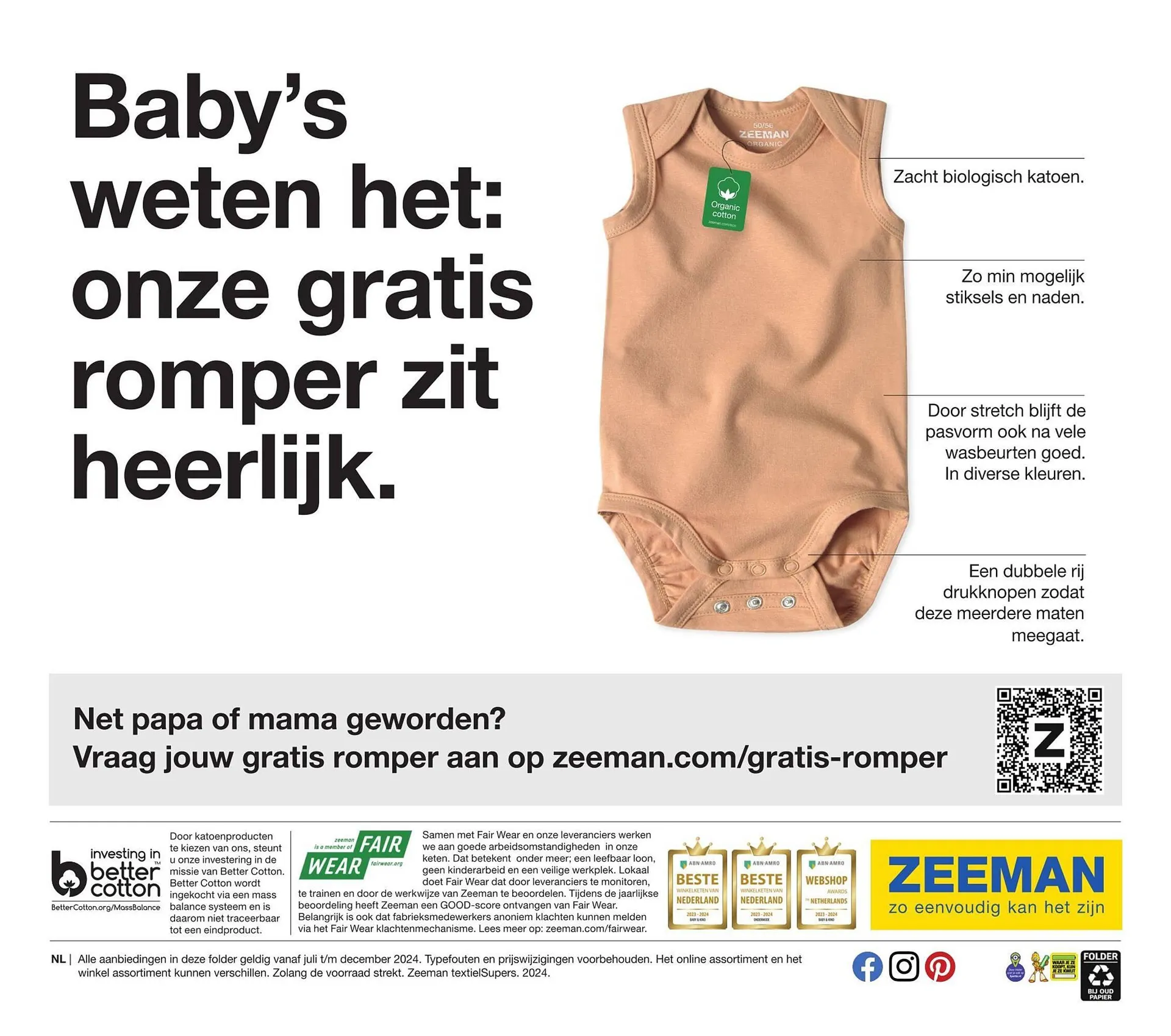 Zeeman baby folder - 40