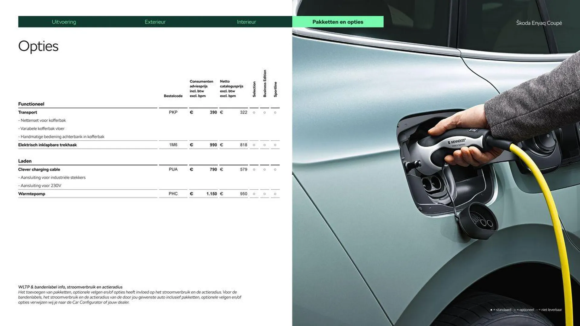 Škoda Enyaq Coupé prijslijst per 1 juni 2024 van 20 juni tot 20 juni 2025 - Folder pagina 12