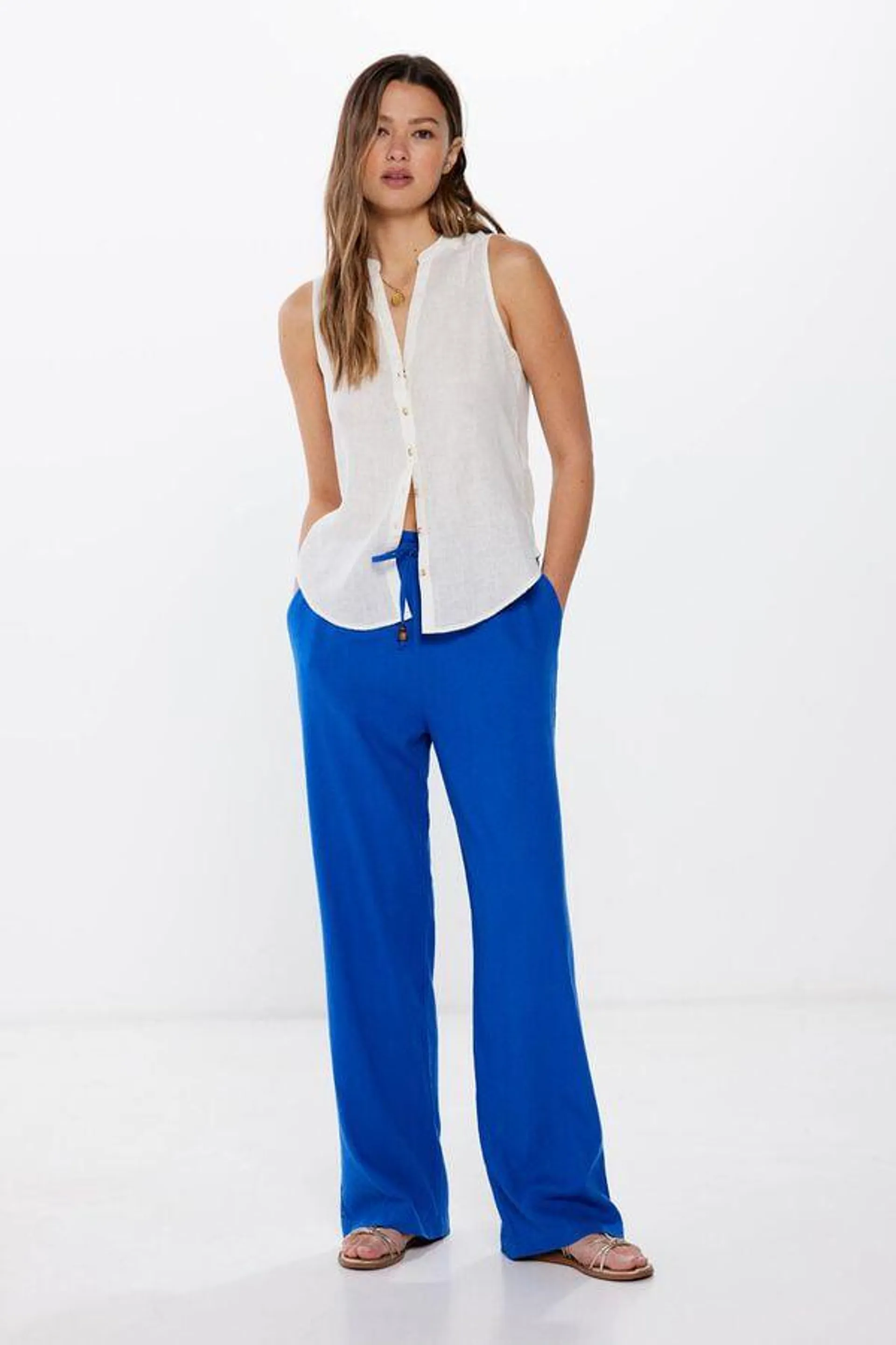 Pantalón Jogger Lino Viscosa