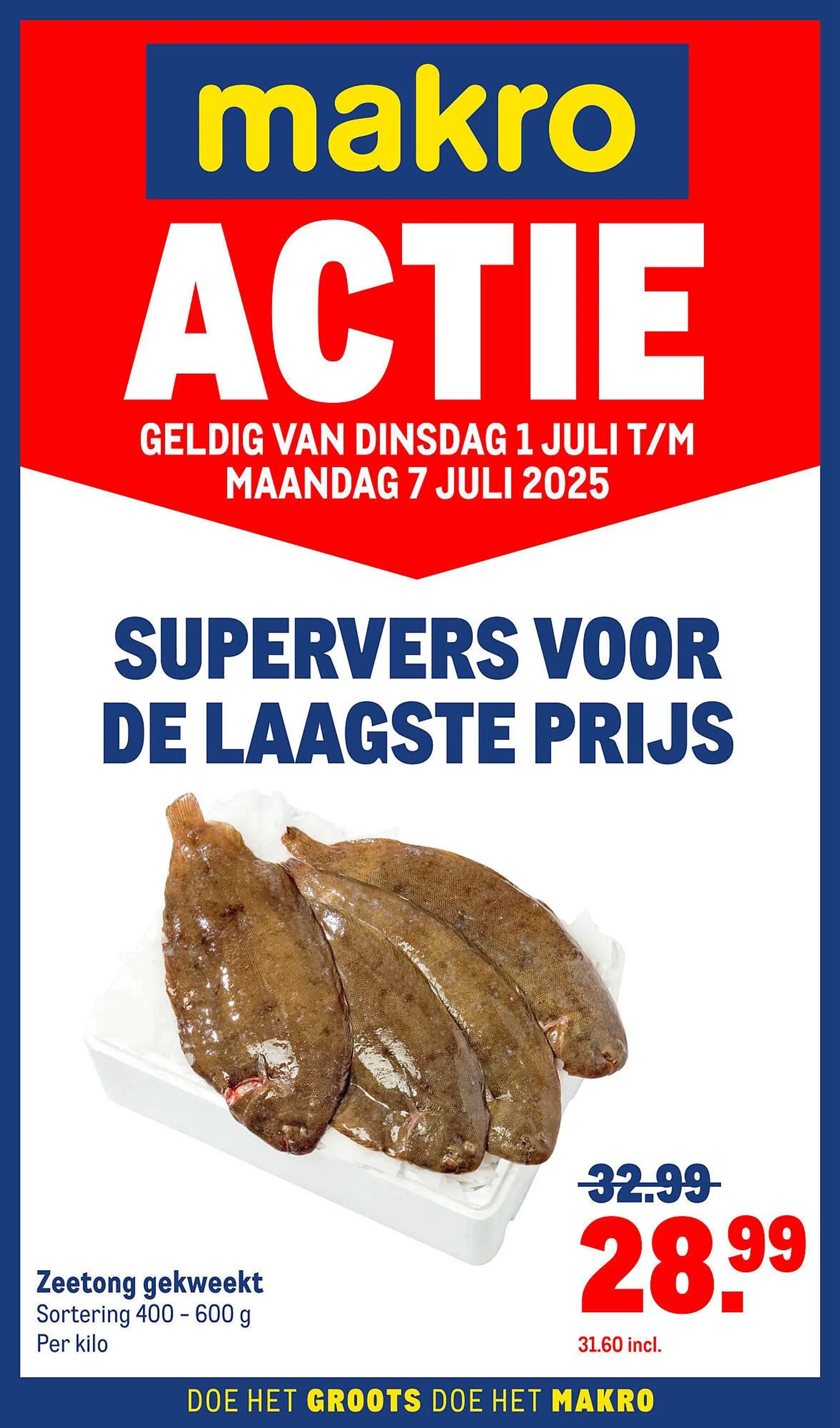 Makro folder van 1 juli tot 7 juli 2025 - Folder pagina 1