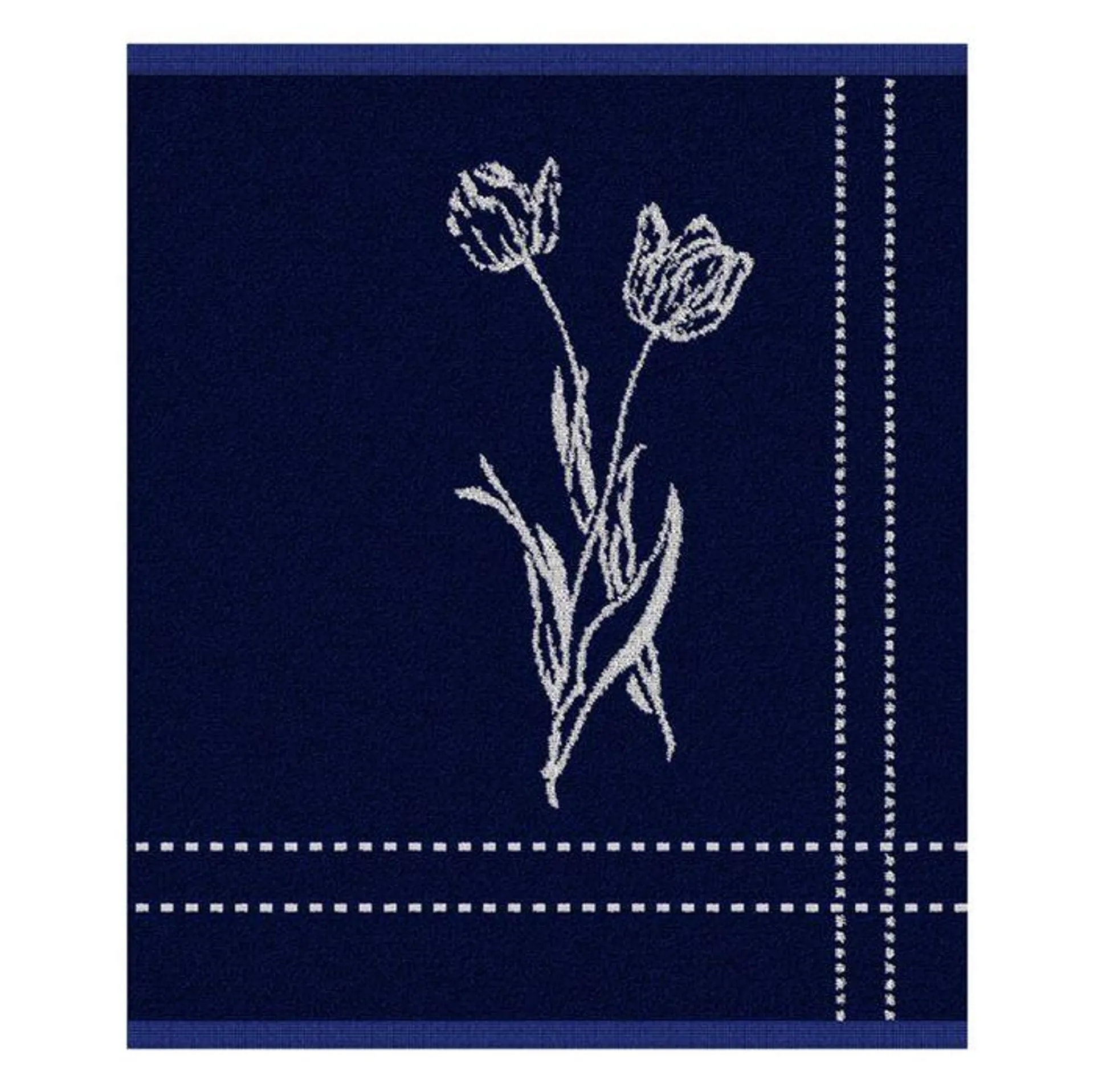 DDDDD Keukendoek Lisse 50x55cm - blue - set van 6