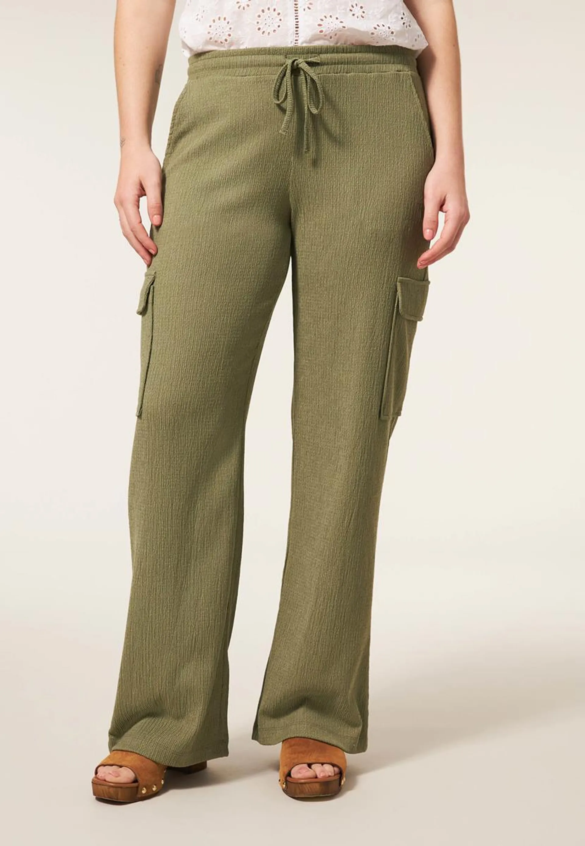 Broek cargo groen 32"