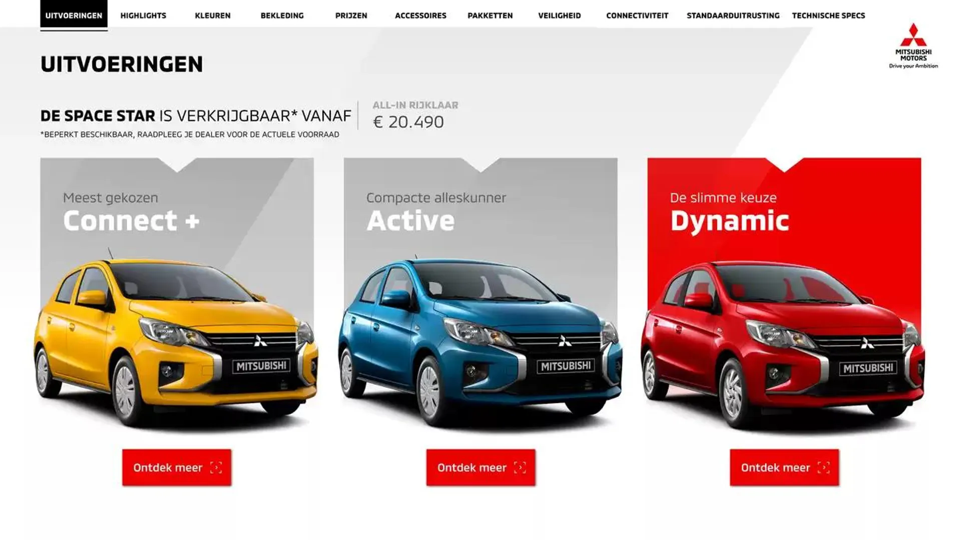 Mitsubishi Space Star van 1 januari tot 1 januari 2026 - Folder pagina 3