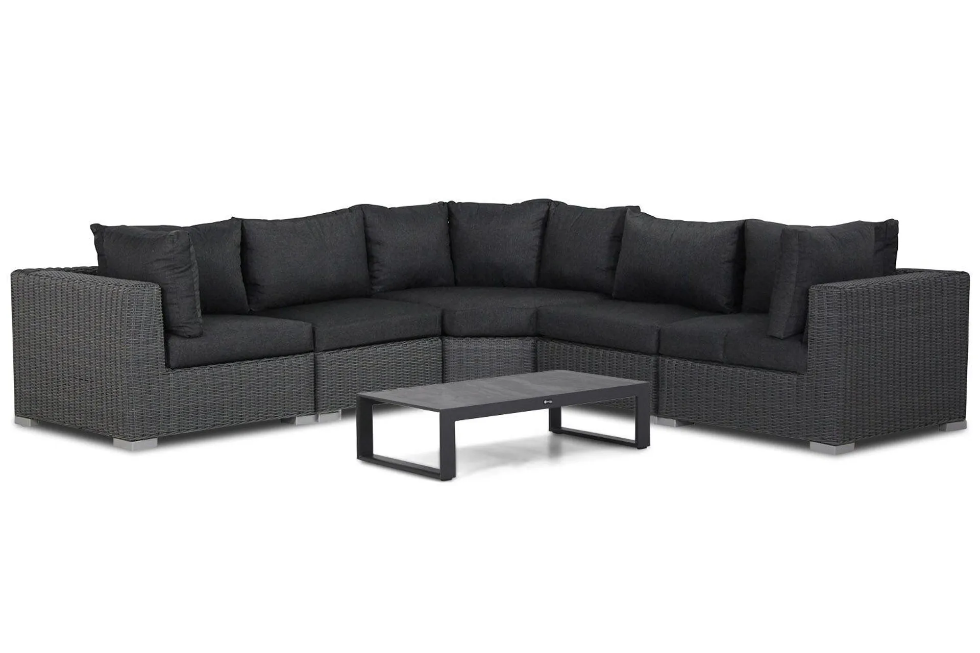 Garden Collections Toronto/Zaga 125 cm hoek loungeset 6-delig