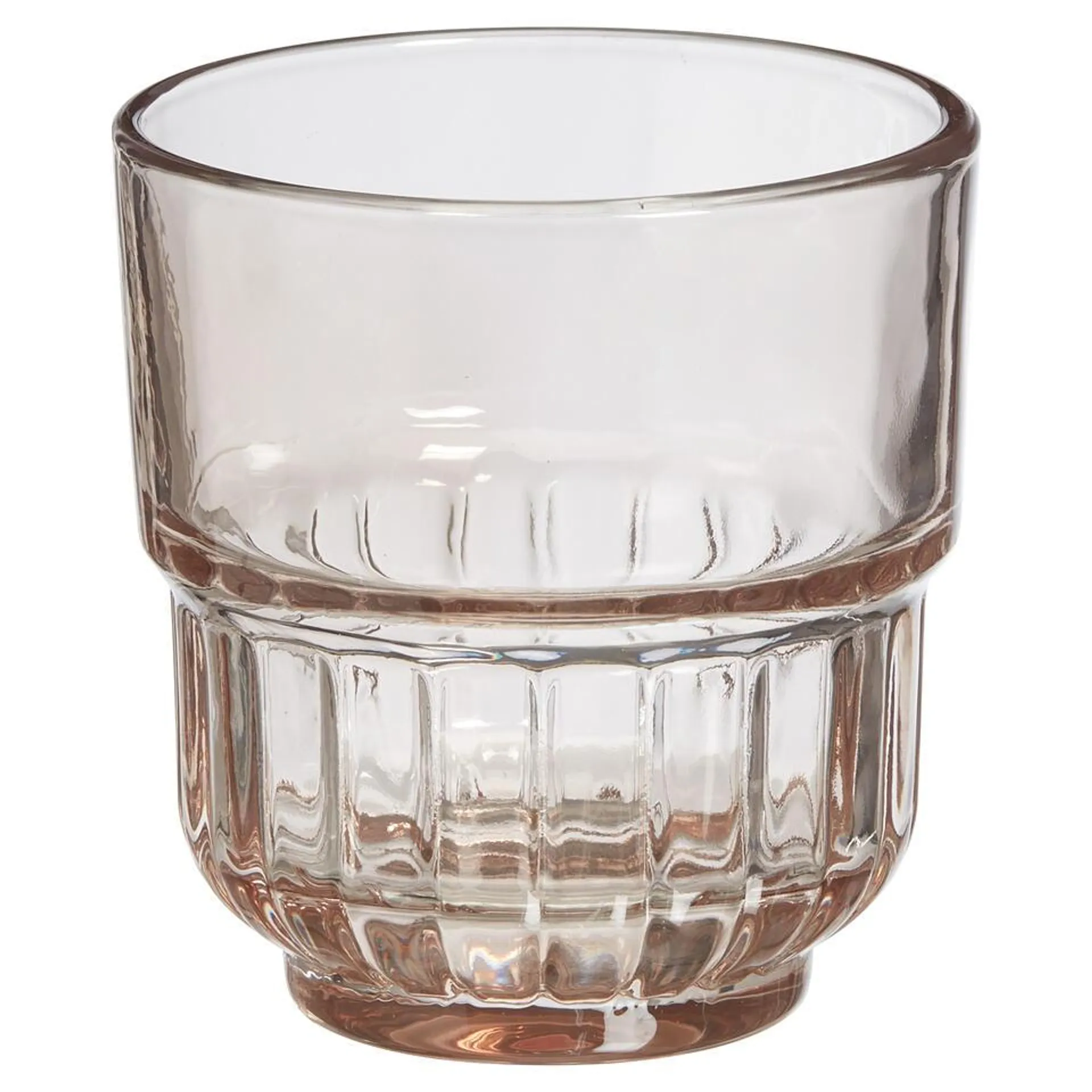 Drinkglas Stapelbaar Beige