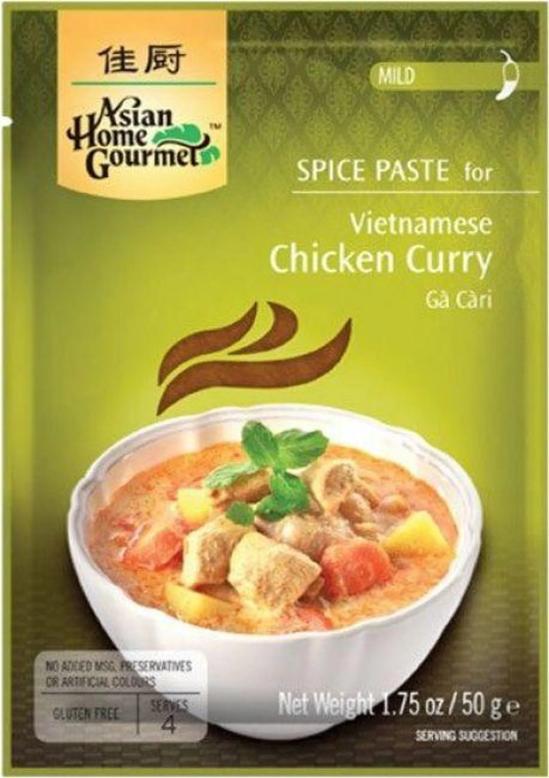 Asian Home Gourmet Kruidenpasta Vietnamees Kip Curry 50g