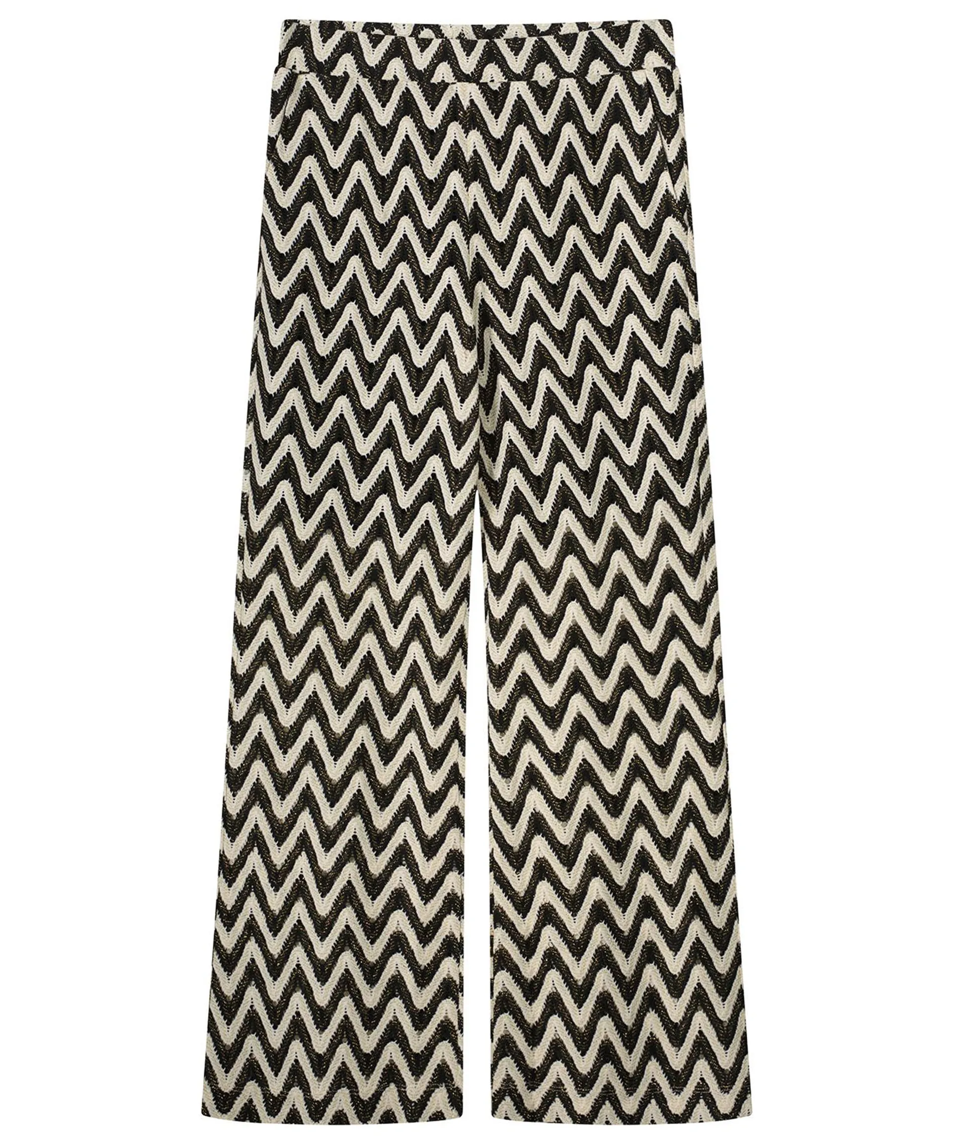 Summum wide leg broek zigzag gehaakt