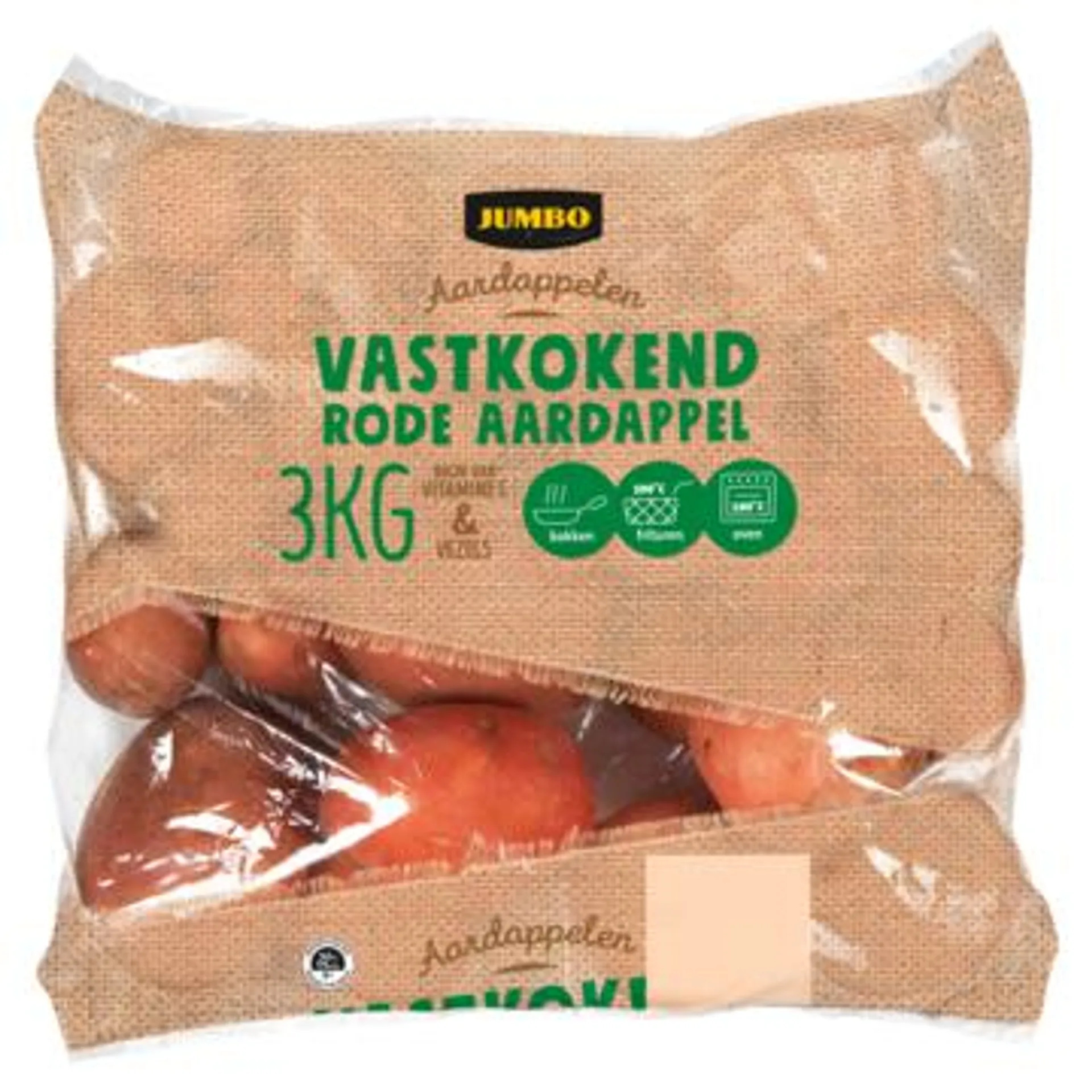 Jumbo Vastkokende Rode Aardappel 3kg