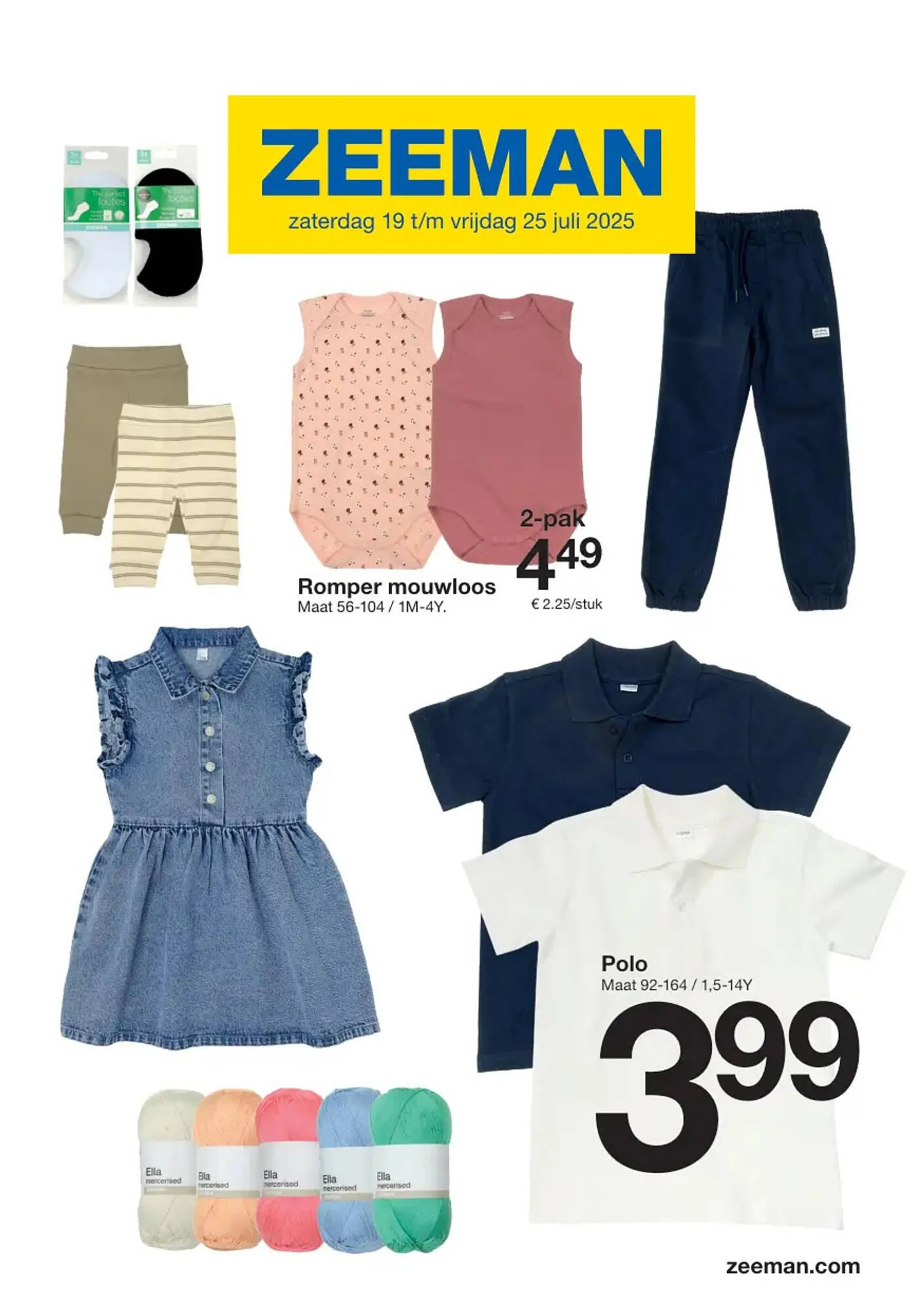 Zeeman folder van 19 juli tot 25 juli 2025 - Folder pagina 1