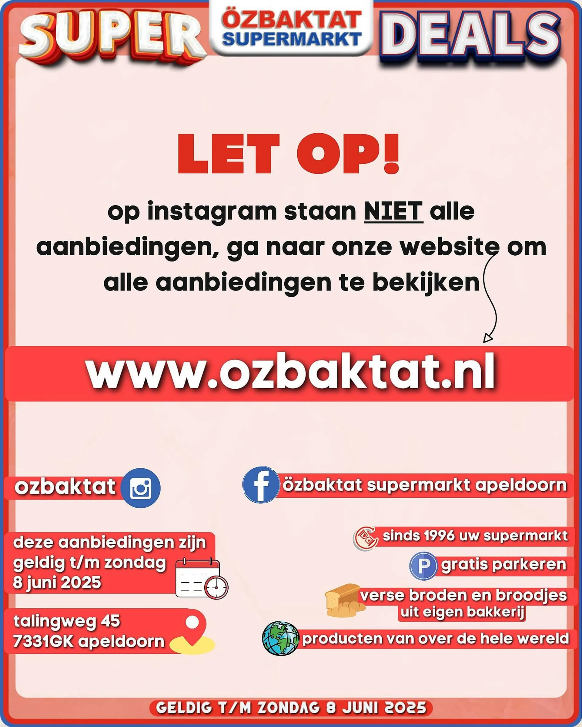 Özbaktat Supermarkt folder van 29 april tot 4 mei 2025 - Folder pagina 29