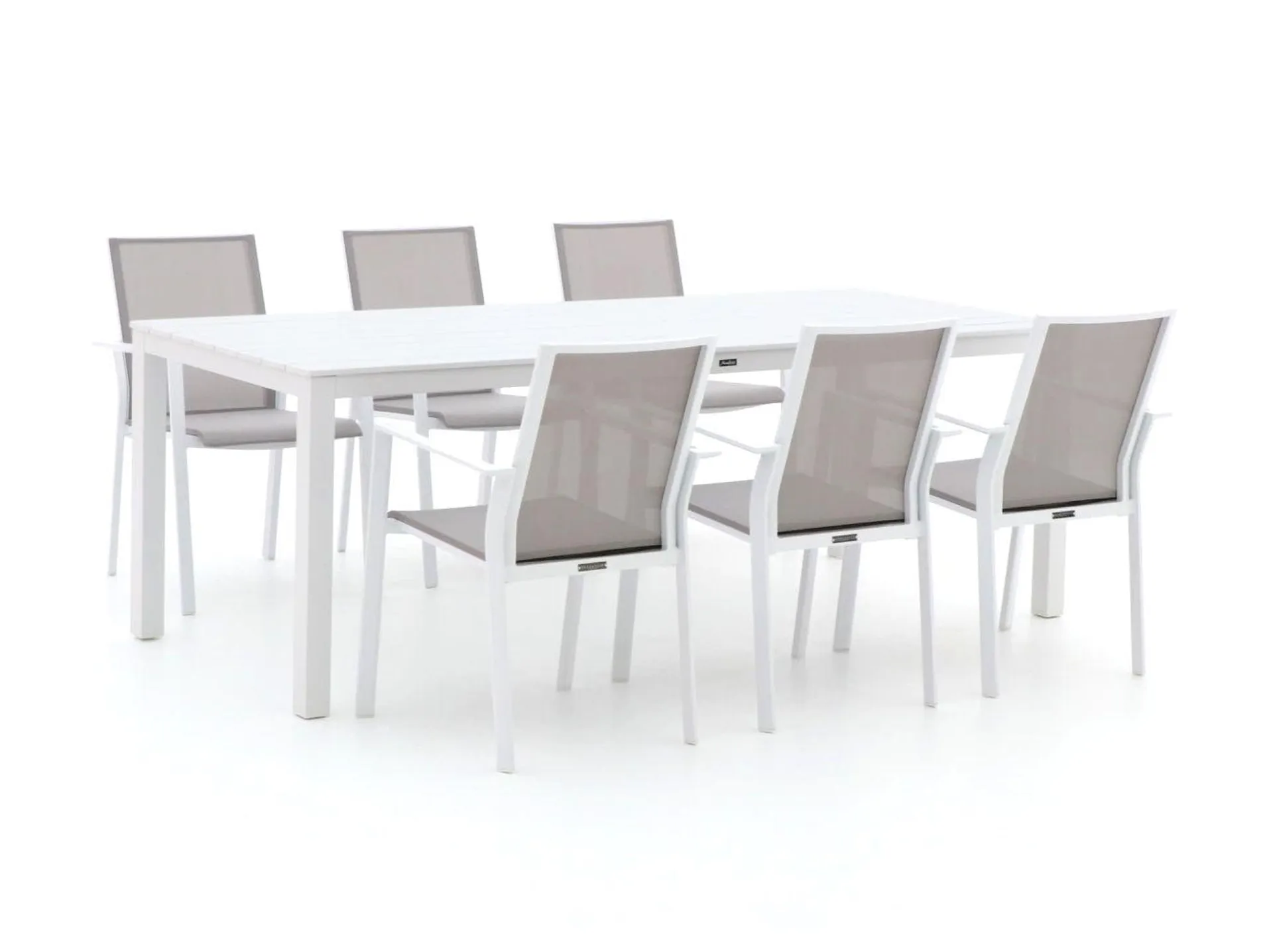 Bernstein Amberg/Menzano 220cm dining tuinset 7-delig stapelbaar