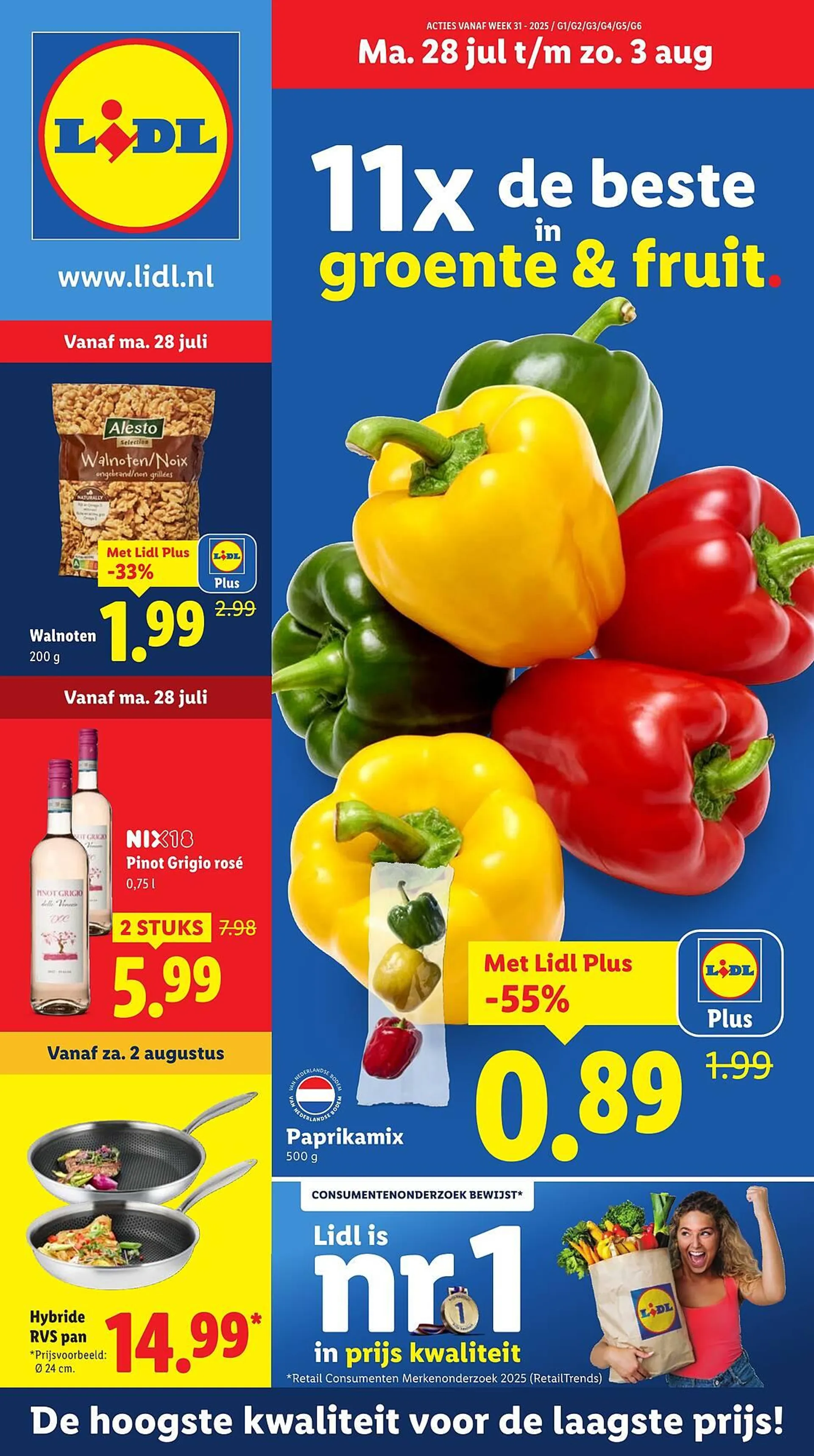 Lidl folder van 28 juli tot 3 augustus 2025 - Folder pagina 1