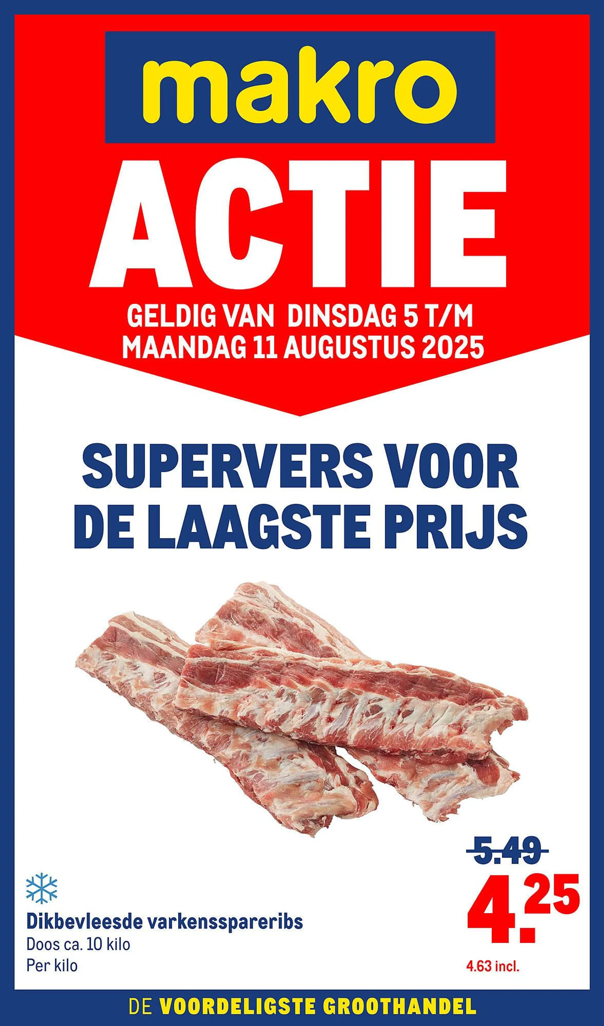 Makro folder van 5 augustus tot 11 augustus 2025 - Folder pagina 1
