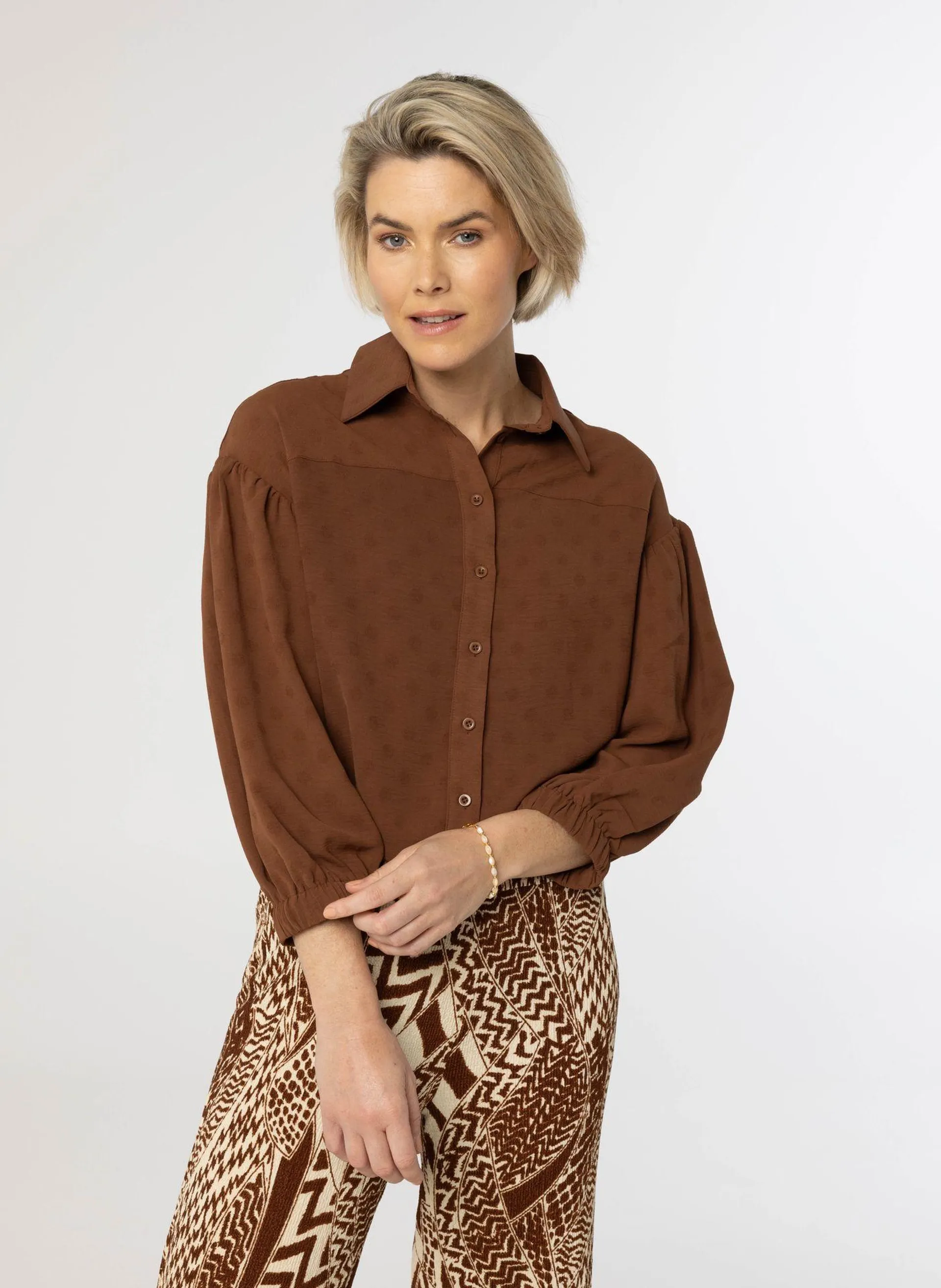 Bruine blouse