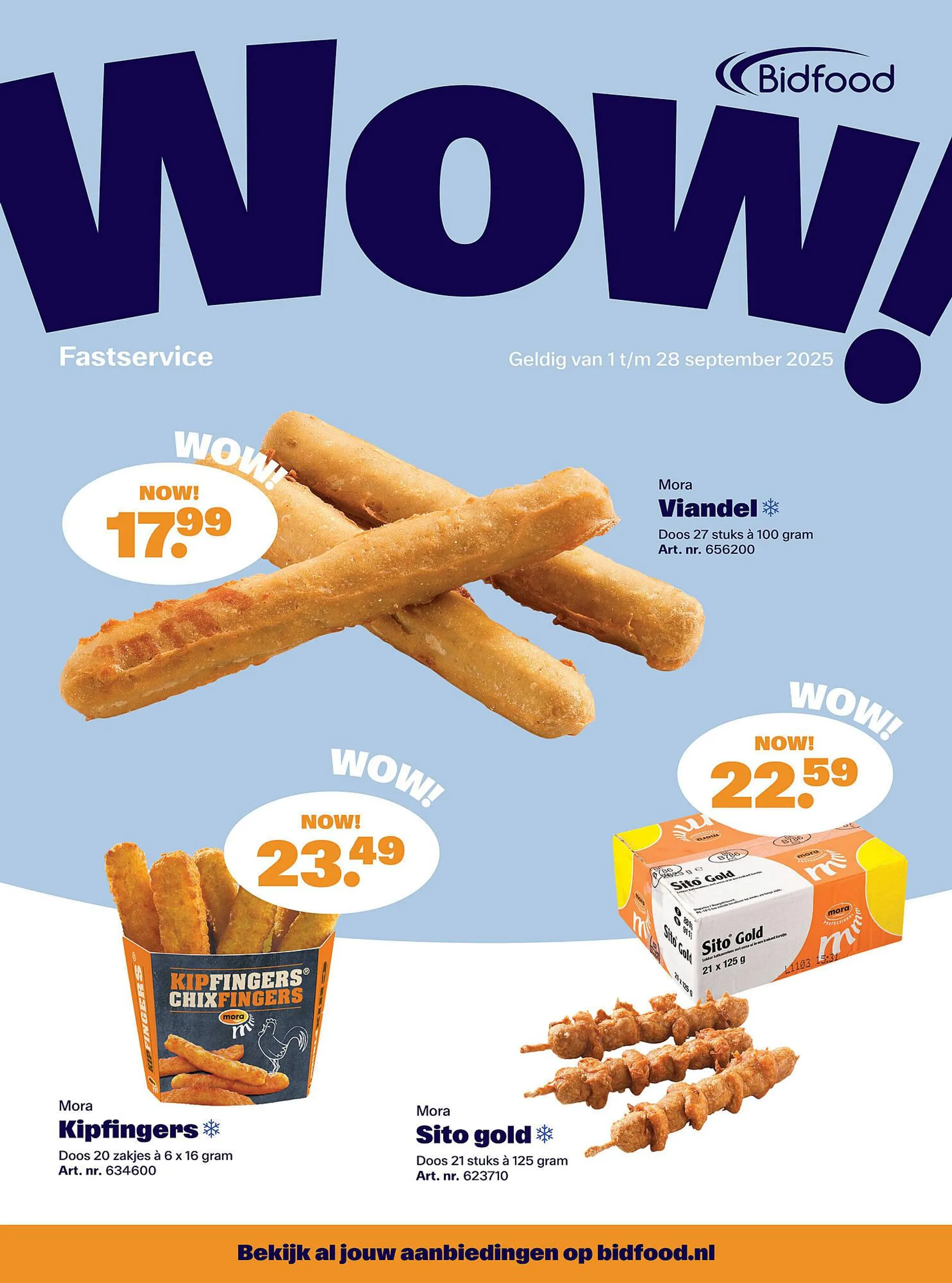 Bidfood folder van 1 september tot 28 september 2025 - Folder pagina 1
