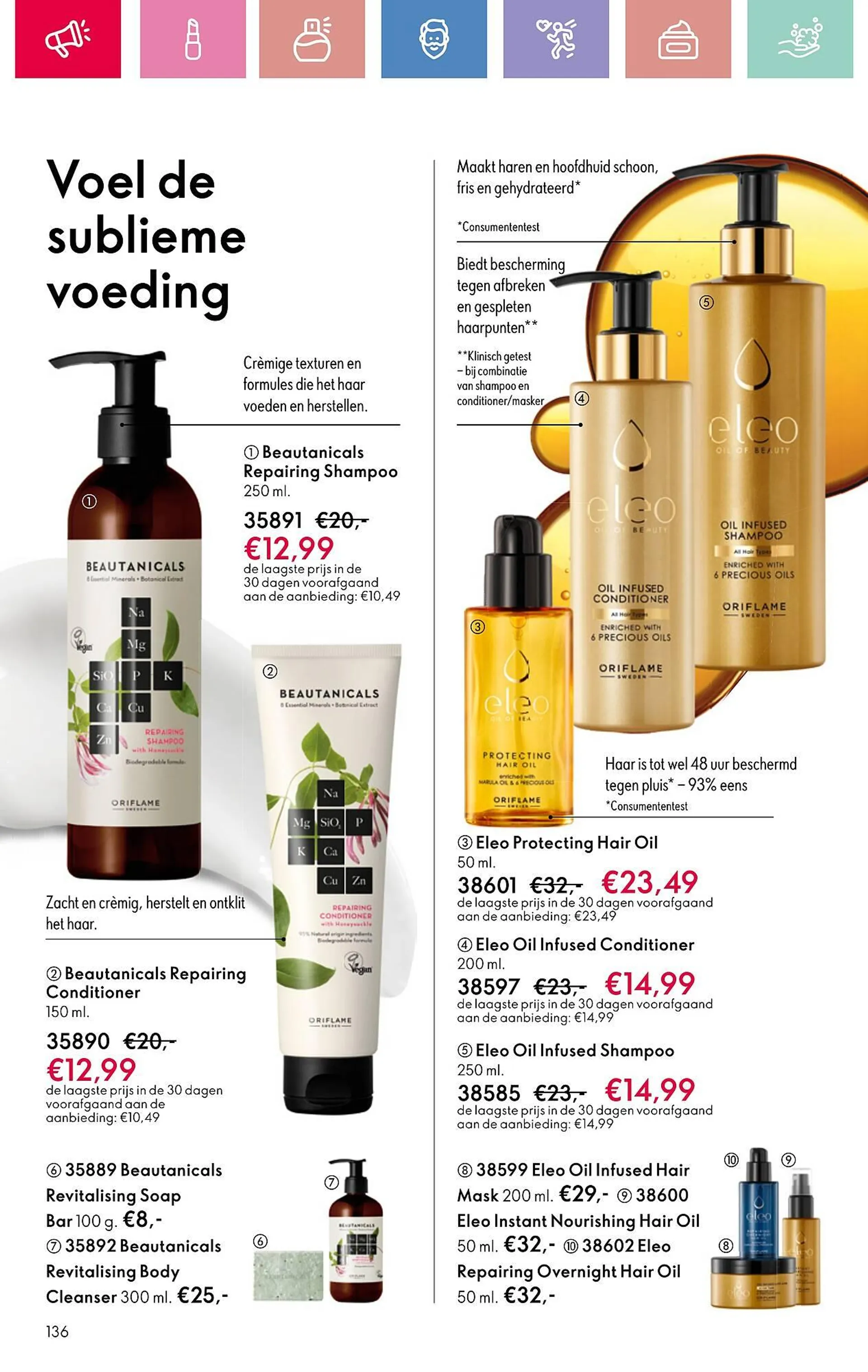 Oriflame folder van 7 mei tot 10 mei 2025 - Folder pagina 136