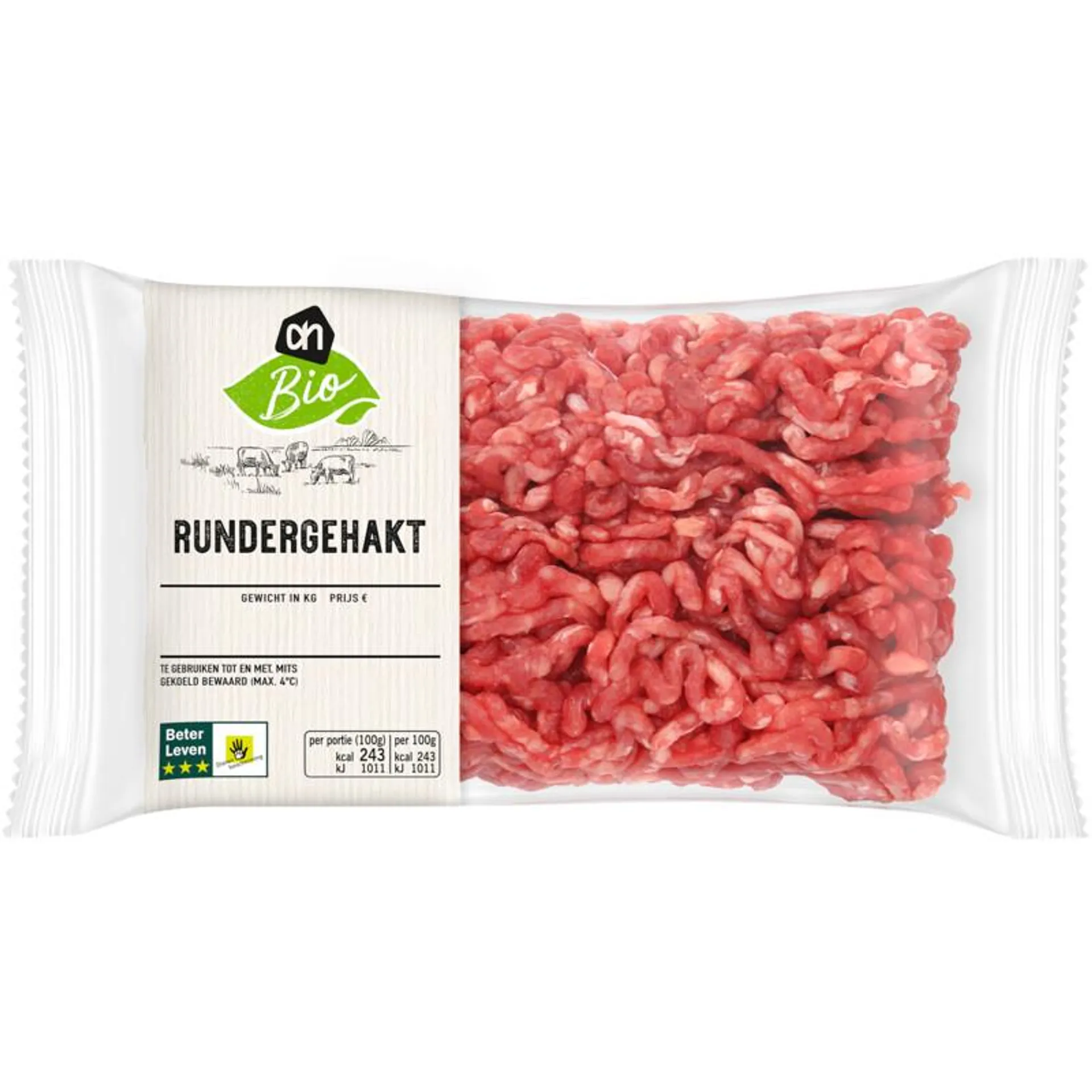 AH Biologisch Rundergehakt