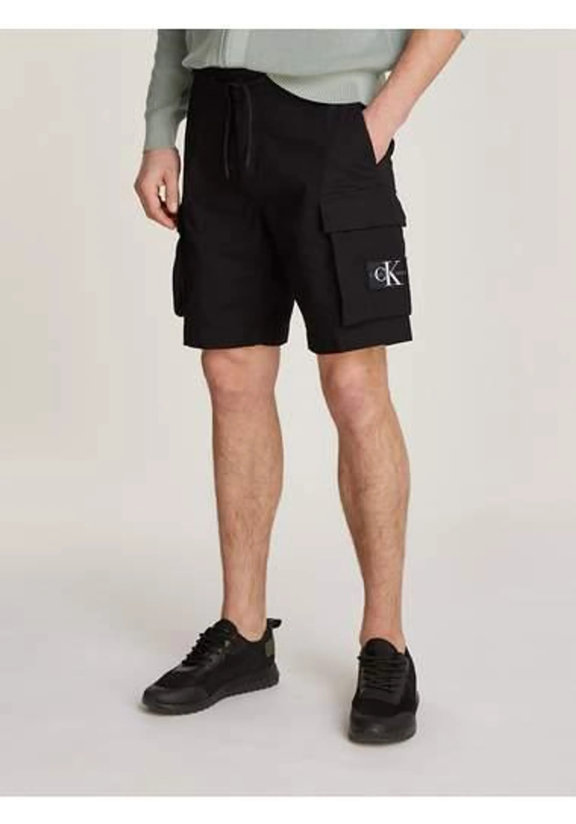 Calvin Klein Cargoshort CARGO SHORT met logopatch