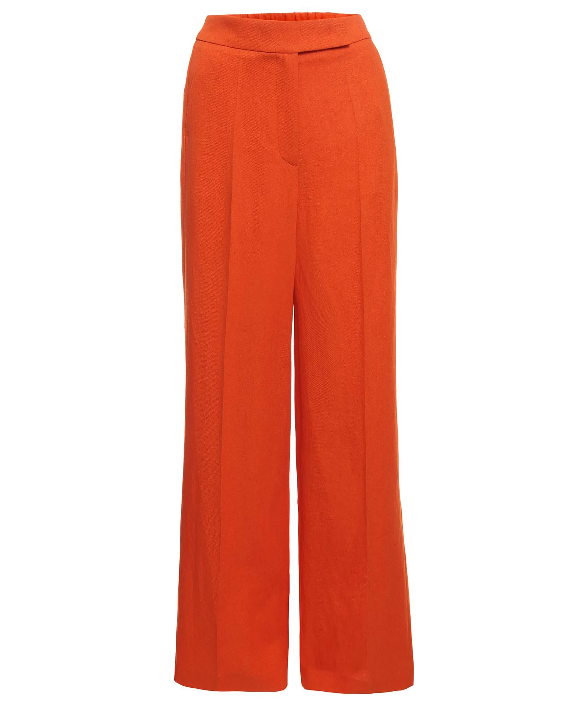 Luisa Cerano linnenmix wide leg broek