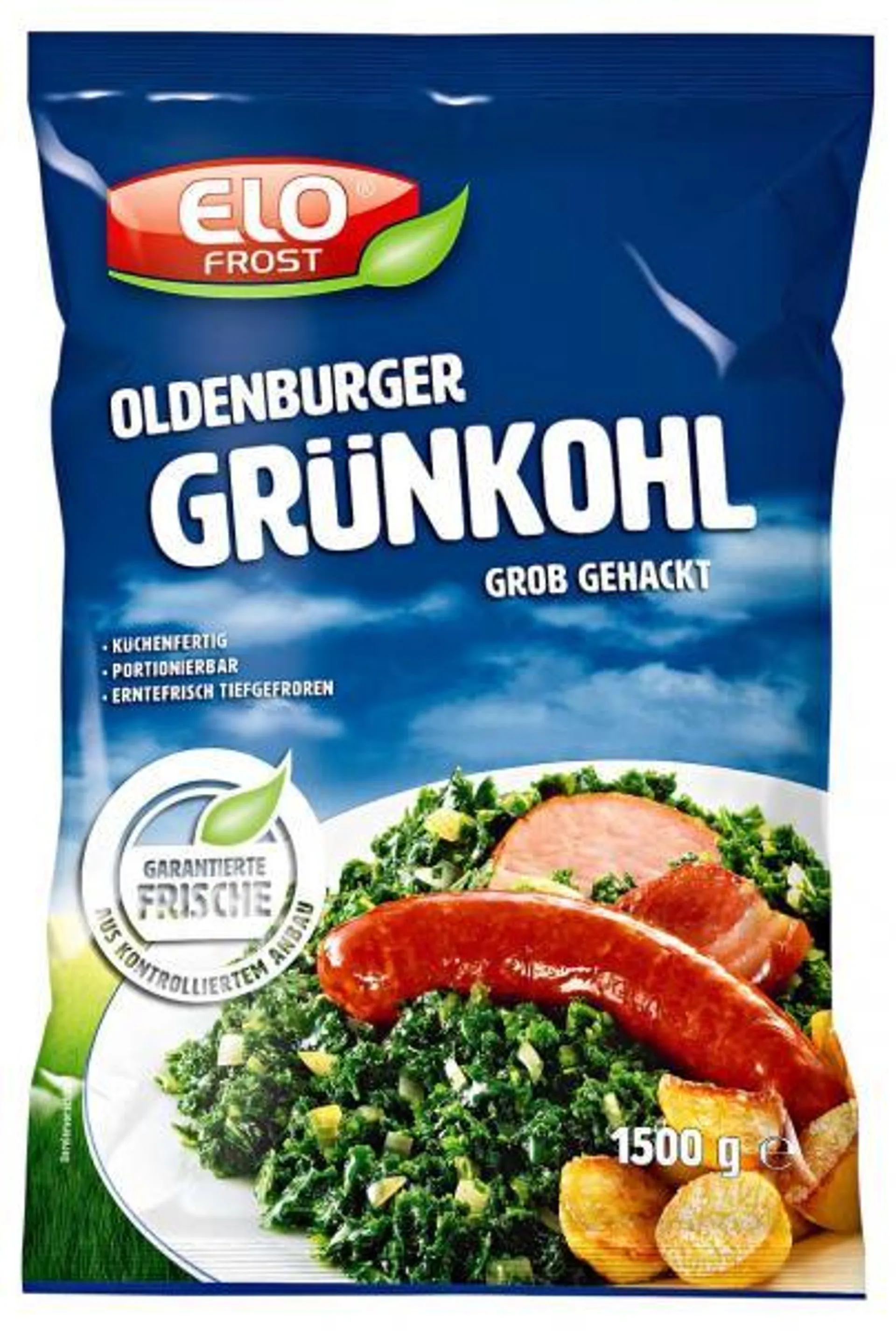 Elo Frost Oldenburger Grünkohl grob gehackt 1,50 kg