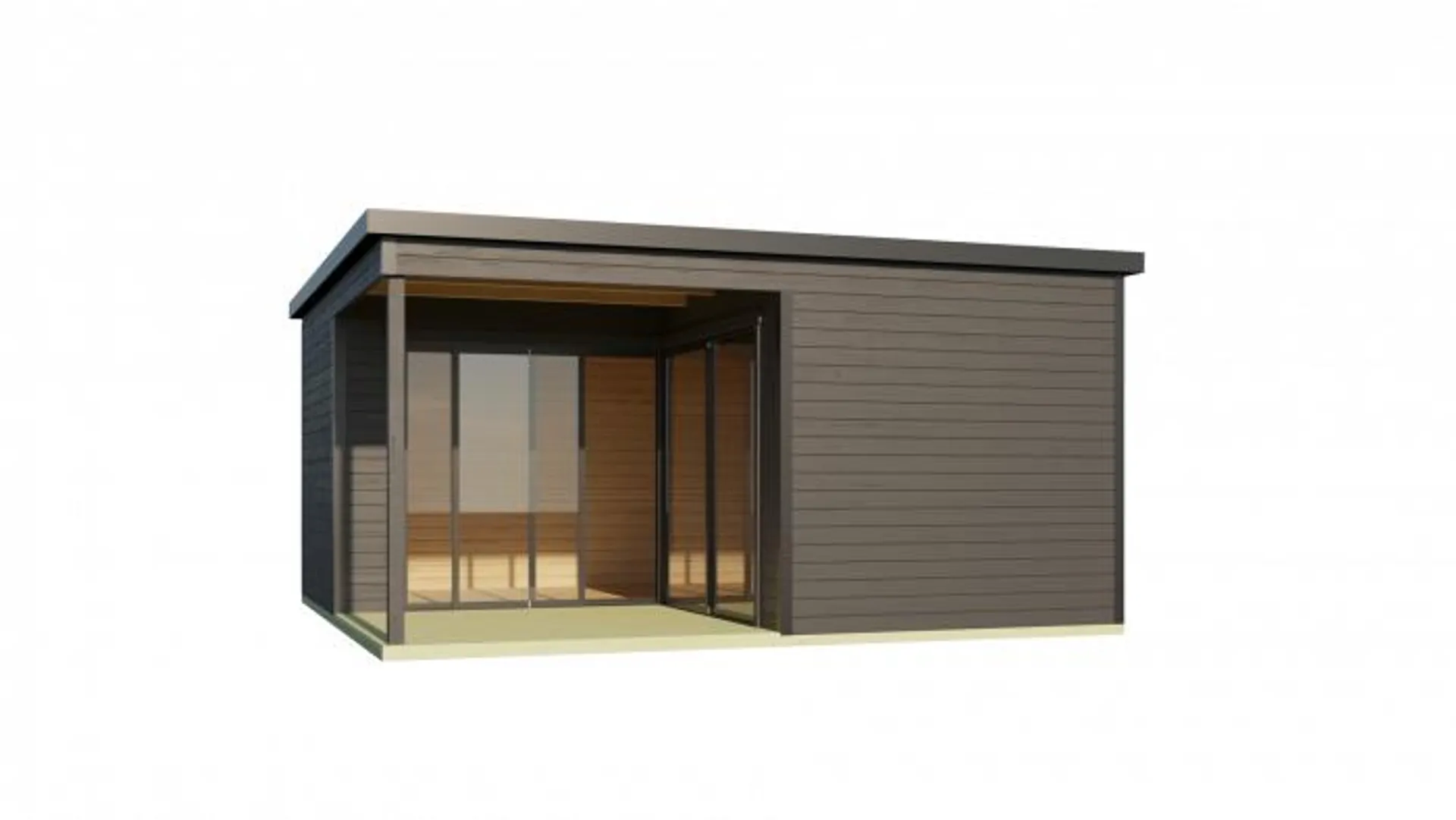 Lasita Maja Tuinhuis Domeo 6 Loggia Carbongrey/Anthracite