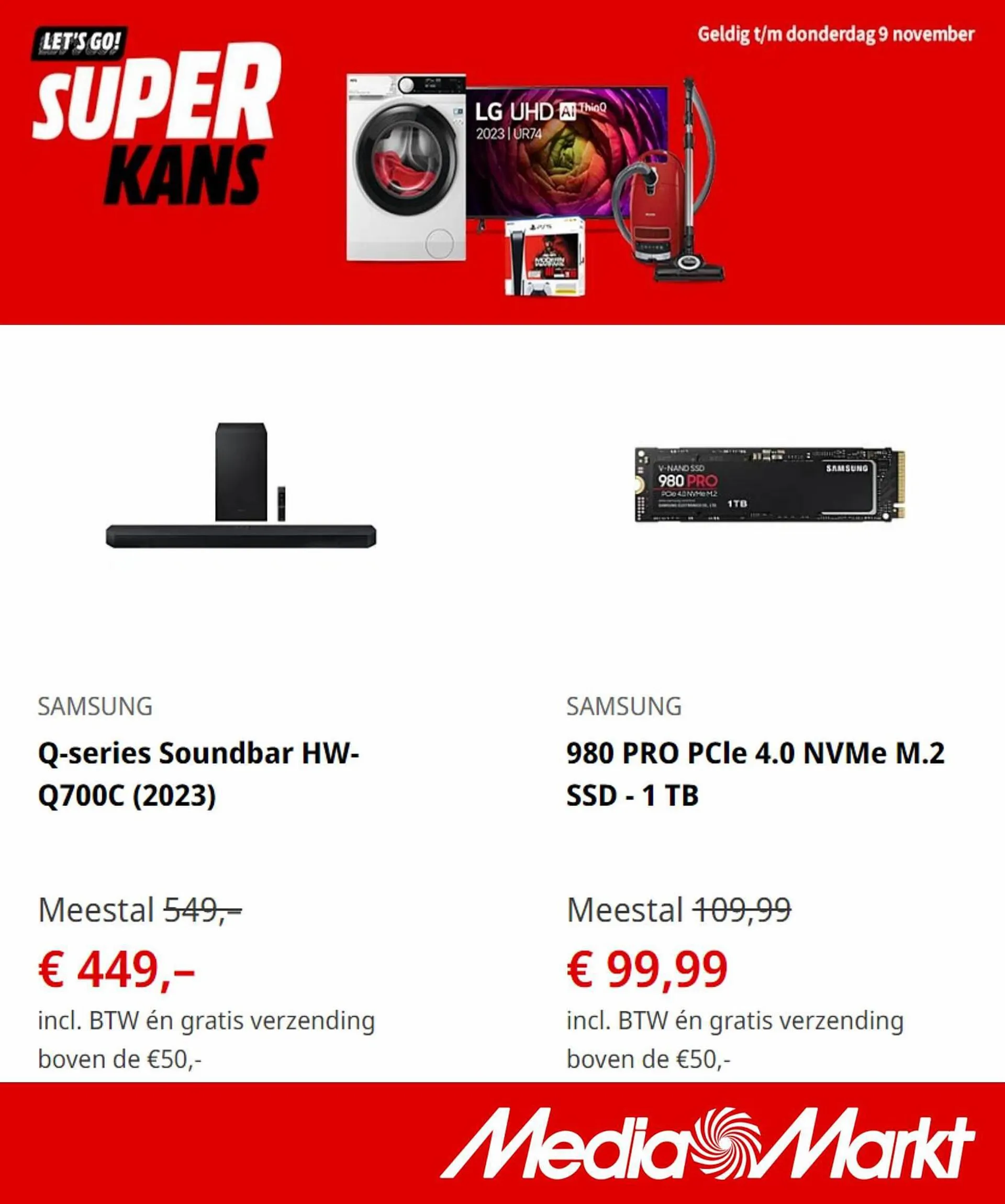 MediaMarkt folder van 6 november tot 9 november 2023 - Folder pagina 4